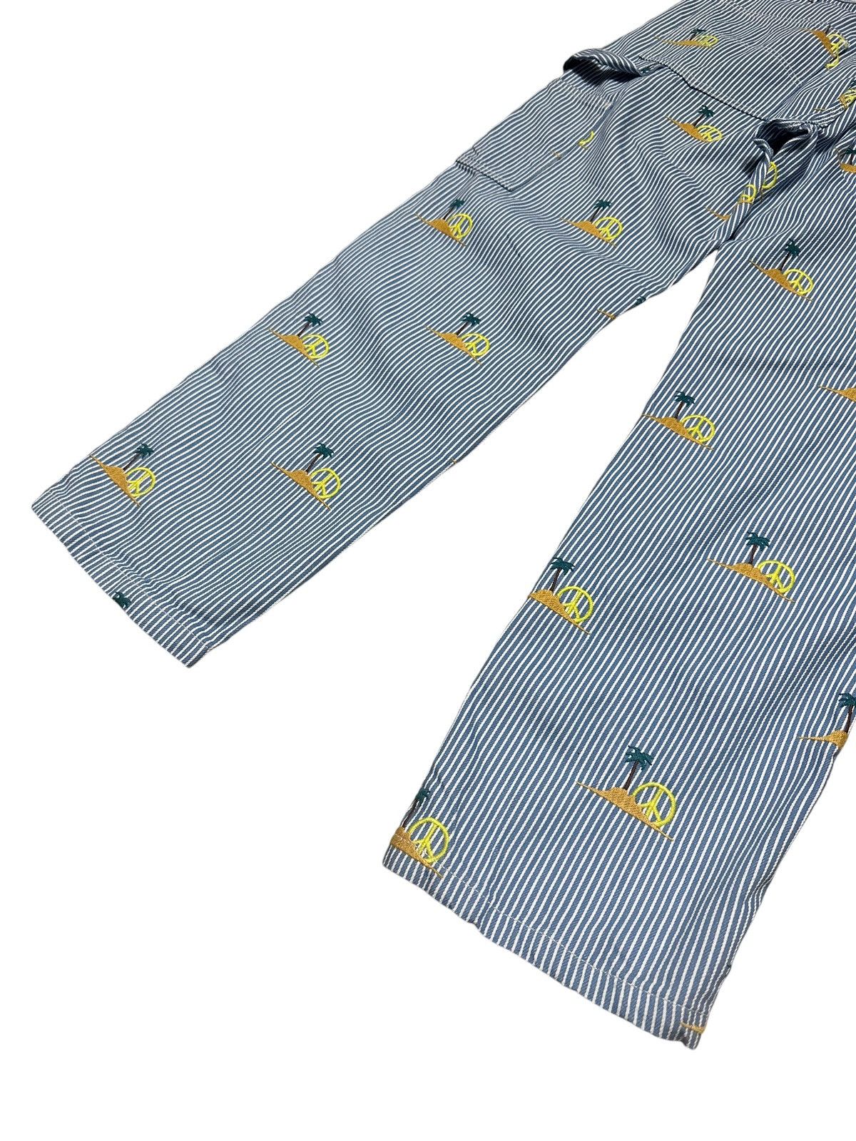 Japanese Brand Vintage Hickory Denim Blue Capenter Baggy Pants Size US 34 / EU 50 - 5 Thumbnail