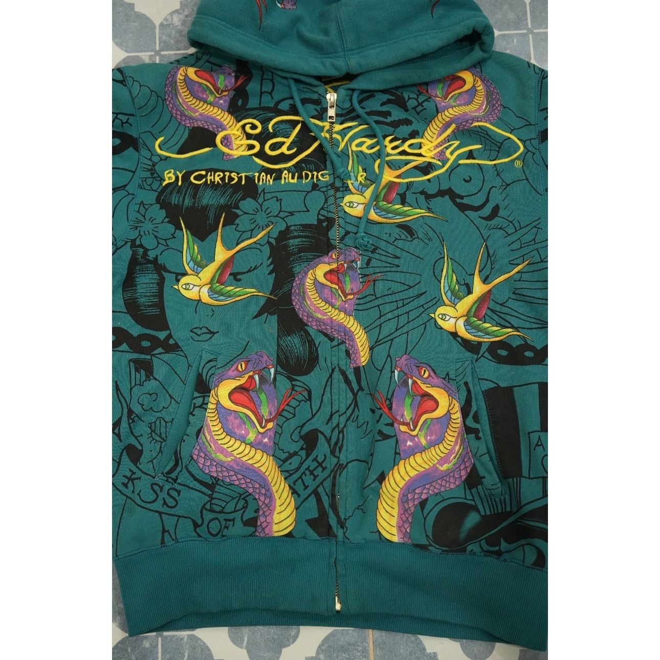 Ed Hardy LIMITED EDITION RELEASE CHRISTIAN AUDIGIER ED HARDY HOODIE Size US M / EU 48-50 / 2 - 5 Thumbnail