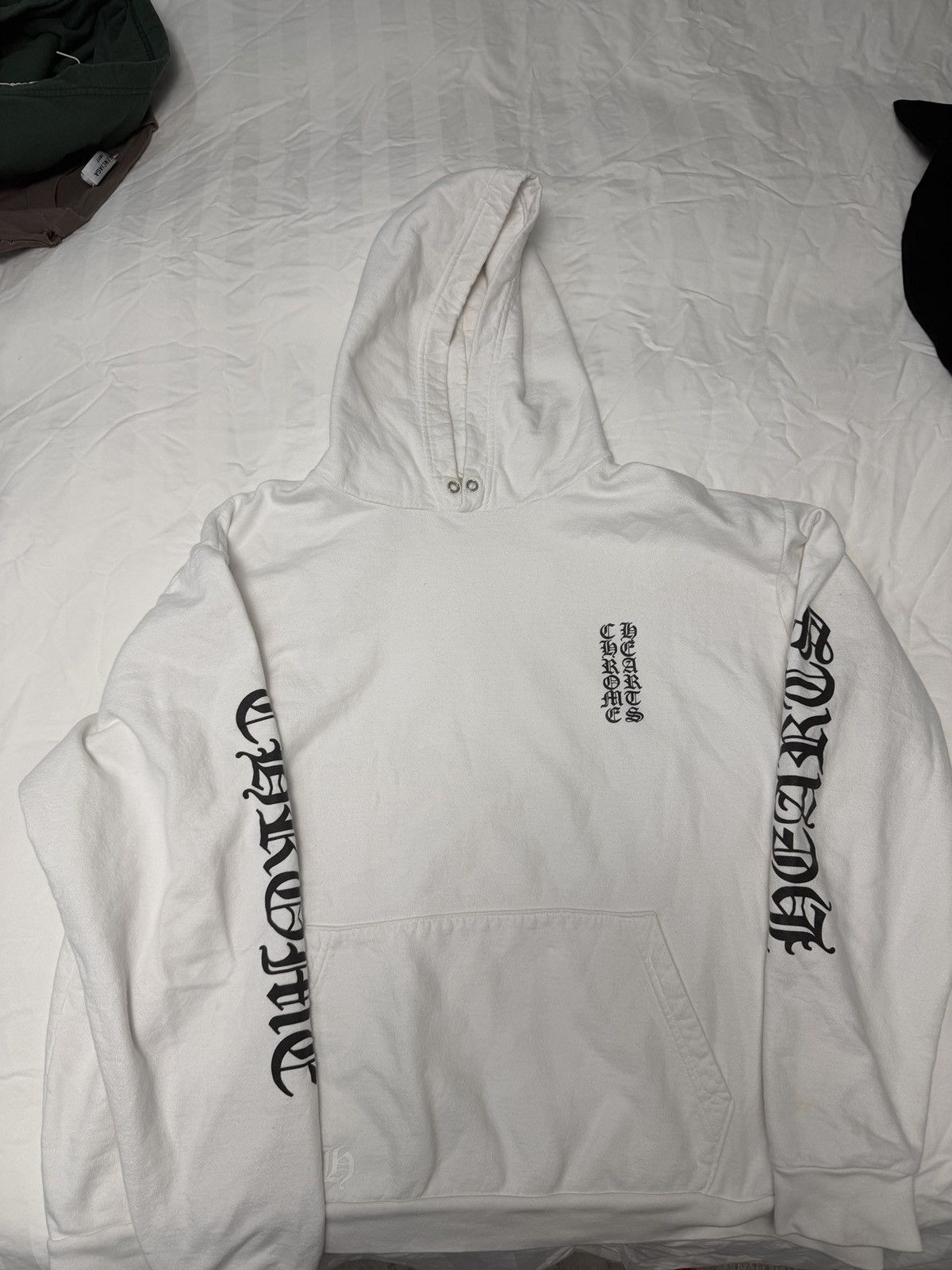 Chrome Hearts Chrome Hearts Hoodie (Vertical Logo) Size US XL / EU 56 / 4 - 1 Thumbnail