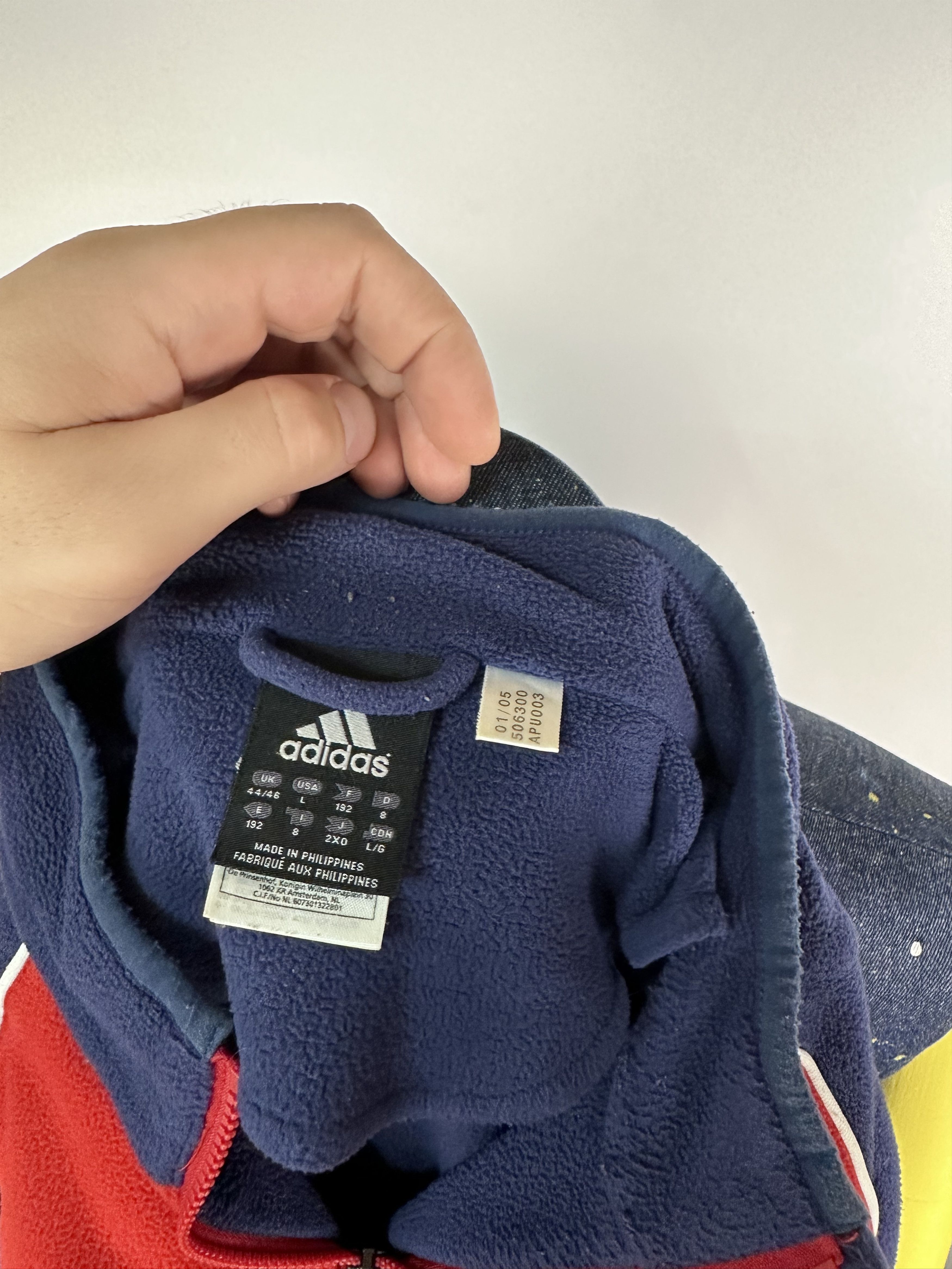 Adidas × Vintage Adidas 2005 RUGBY New Zealand 1/4 Zip Fleece Jacket Sweater Size US L / EU 52-54 / 3 - 11 Thumbnail