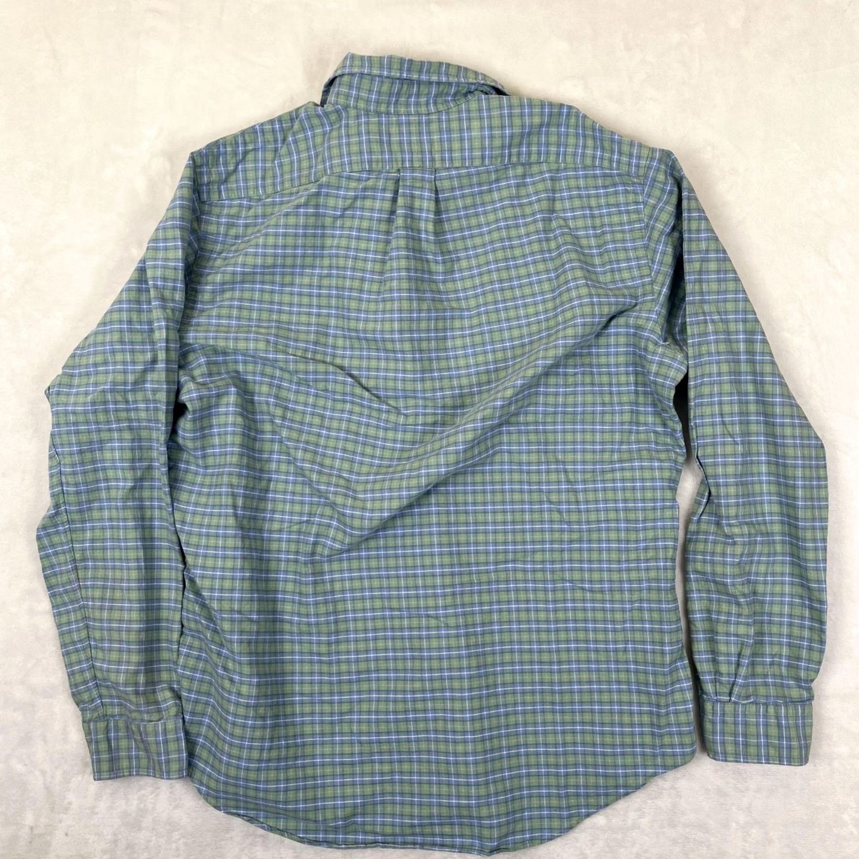 Ralph Lauren Ralph Lauren Shirt Mens Large Green Plaid Long Sleeve Button Front Custom Fit Size US L / EU 52-54 / 3 - 7 Thumbnail