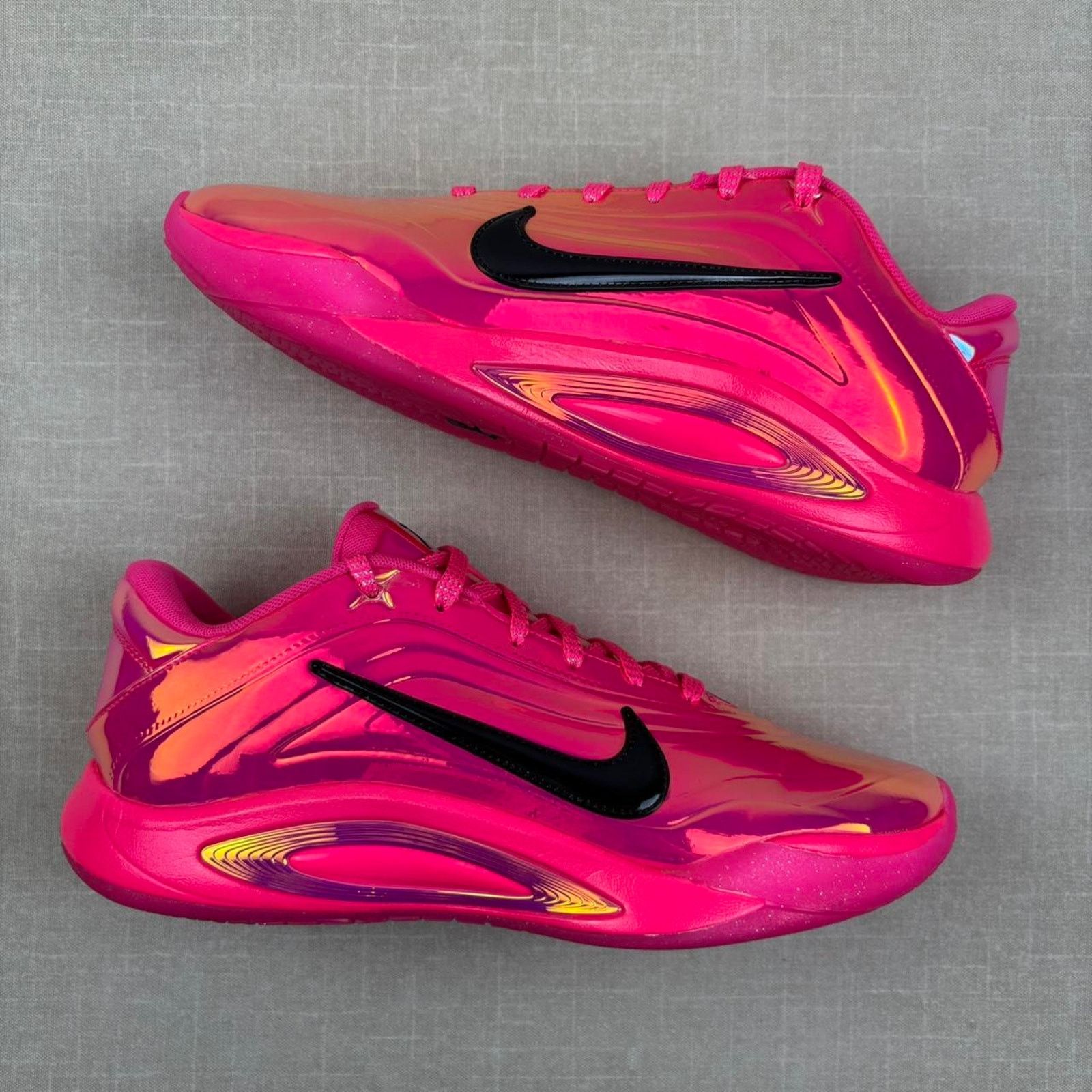 Nike 🦩 2026 Nike A’ja Wilson A’One ASW Warning Label 10.5M Size US 10.5 / IT 40.5 - 2 Thumbnail