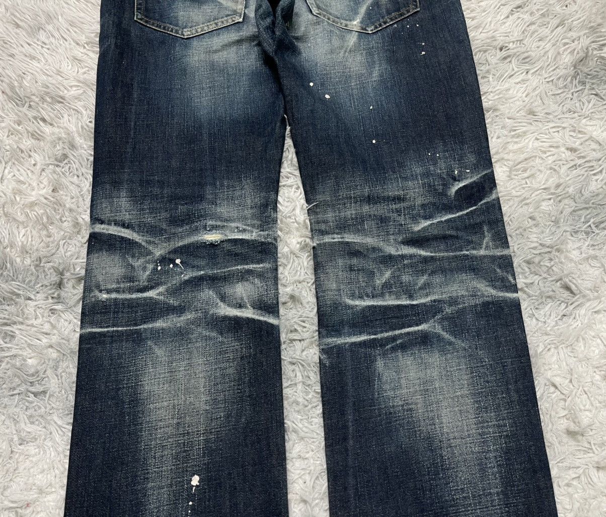 Tornado Mart 2000s TORNADO MART JAPAN SPLASH PAINT DISTRESSED JEANS Size US 34 / EU 50 - 15 Thumbnail