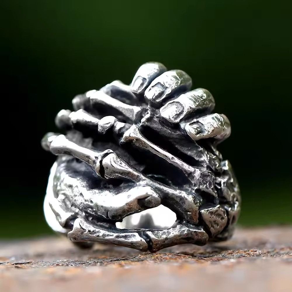 Other Vintage Punk Hand Ring (size 7-13) Size ONE SIZE - 1 Thumbnail