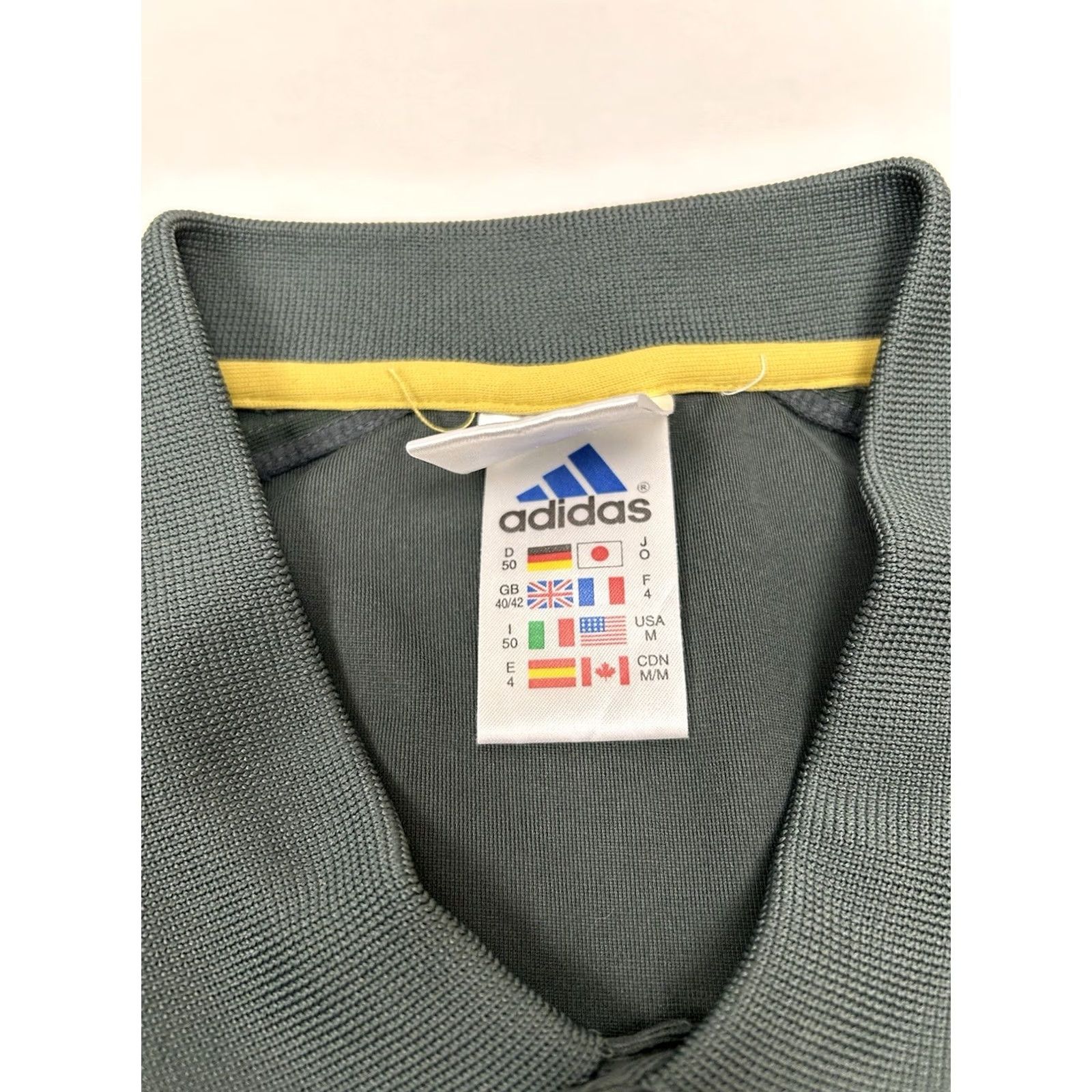 Adidas VINTAGE Adidas Roland Garros Paris Polo Shirt Medium Green Tennis 90s Mens Size US M / EU 48-50 / 2 - 7 Thumbnail