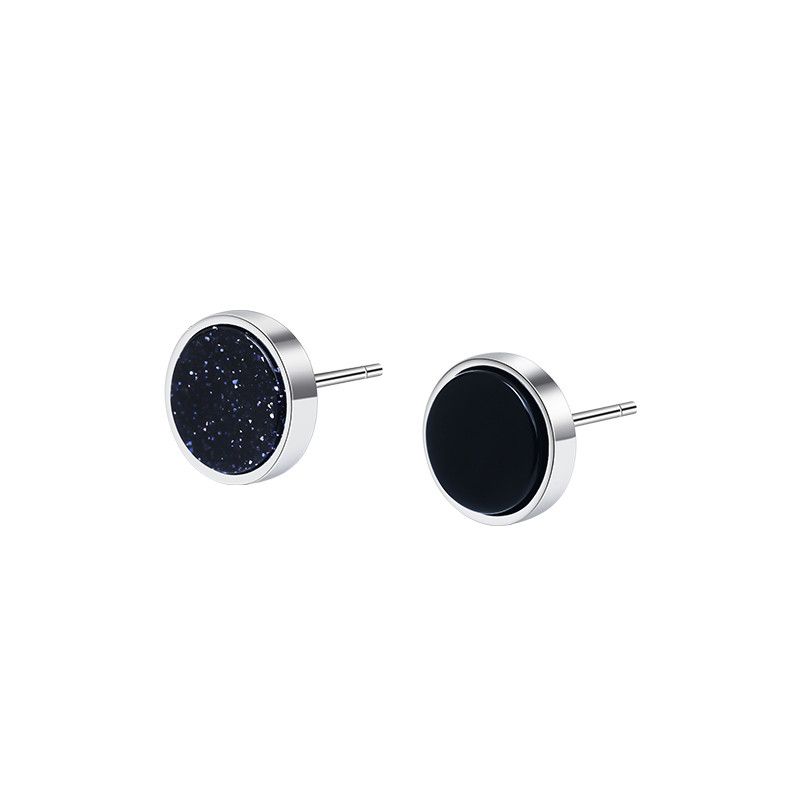 Jewelry × Sterling Silver One pairs Hip-hop Earrings Gothic Punk Chrome Jewelry Spike Size ONE SIZE - 3 Thumbnail