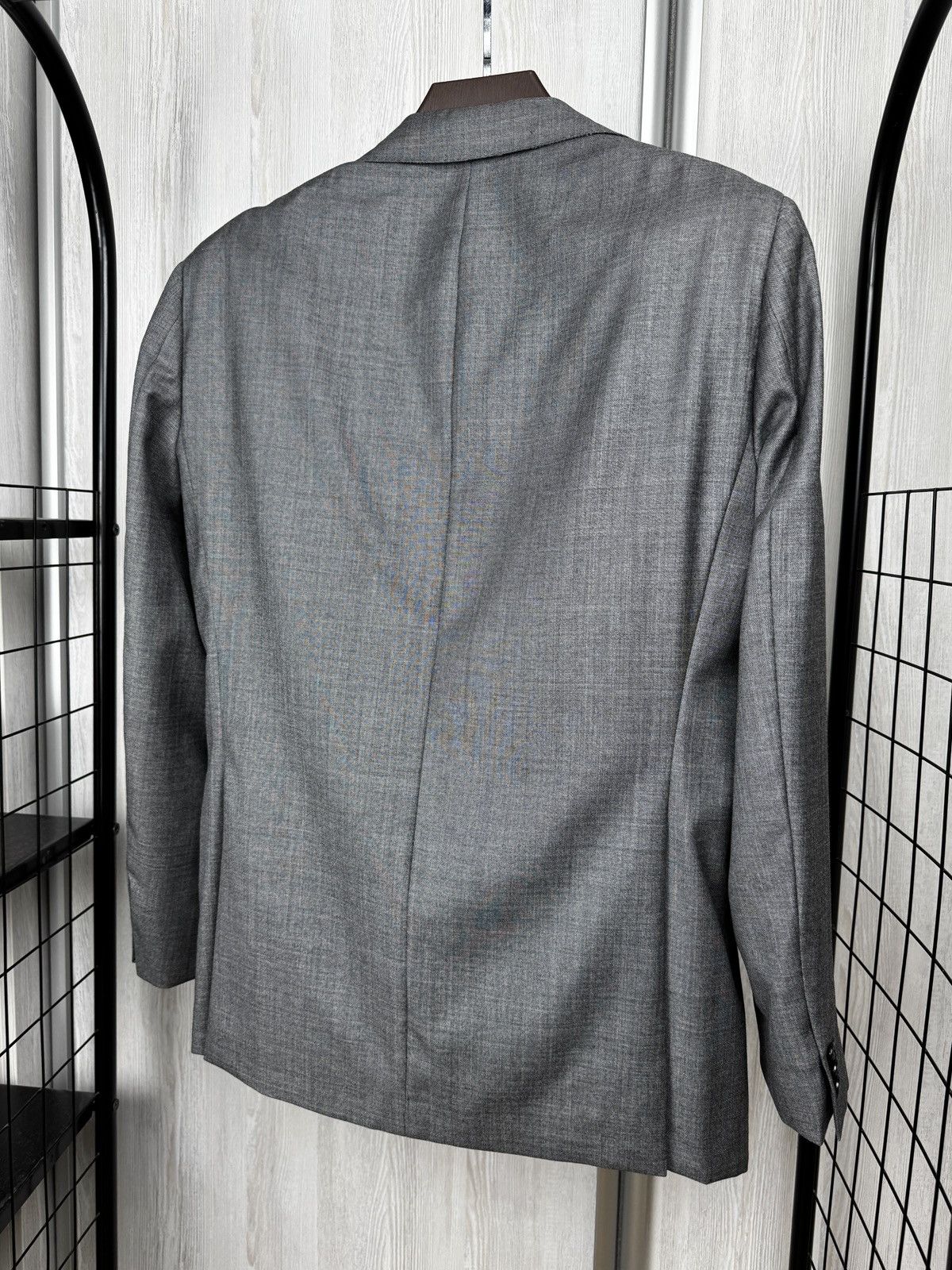 Boggi Boggi Milano Grey 110s Wool 2 pieces made in italy suit Size 40R - 9 Thumbnail