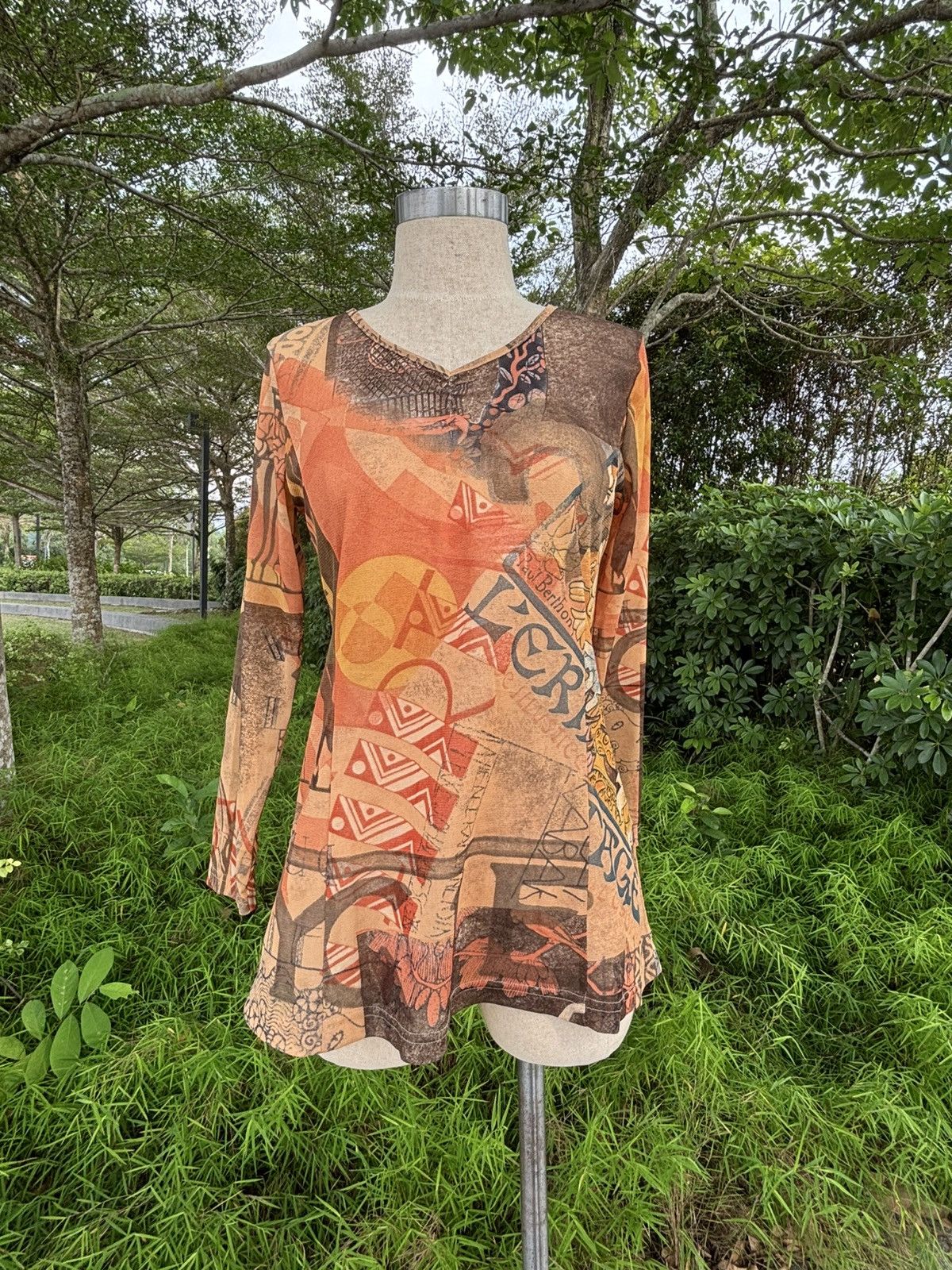 Vintage Vintage 'more taste' mesh top Size L / US 10 / IT 46 - 2 Thumbnail