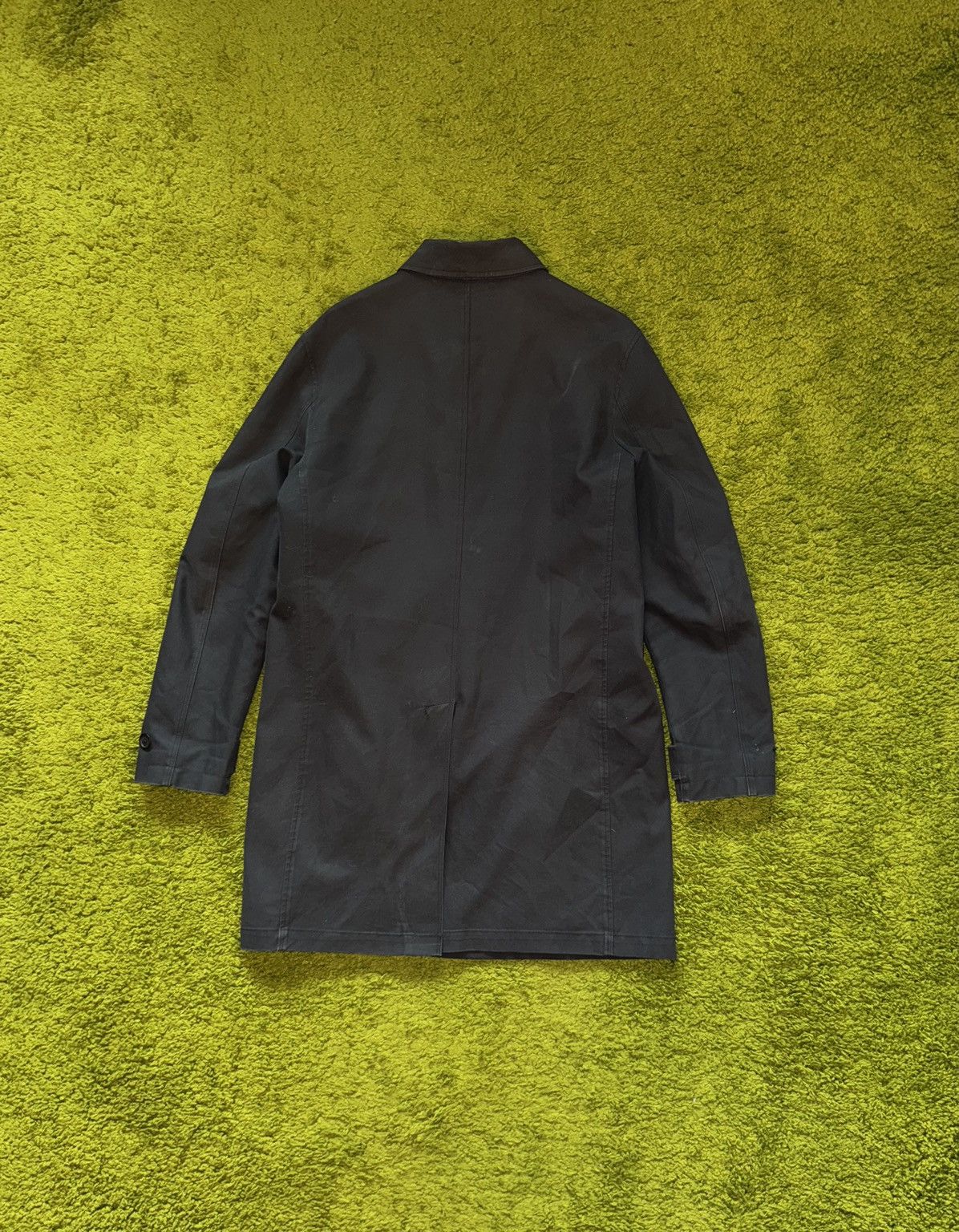 Burberry × Designer Burberry Brit luxury sun faded trench coat jacket Size US L / EU 52-54 / 3 - 2 Thumbnail