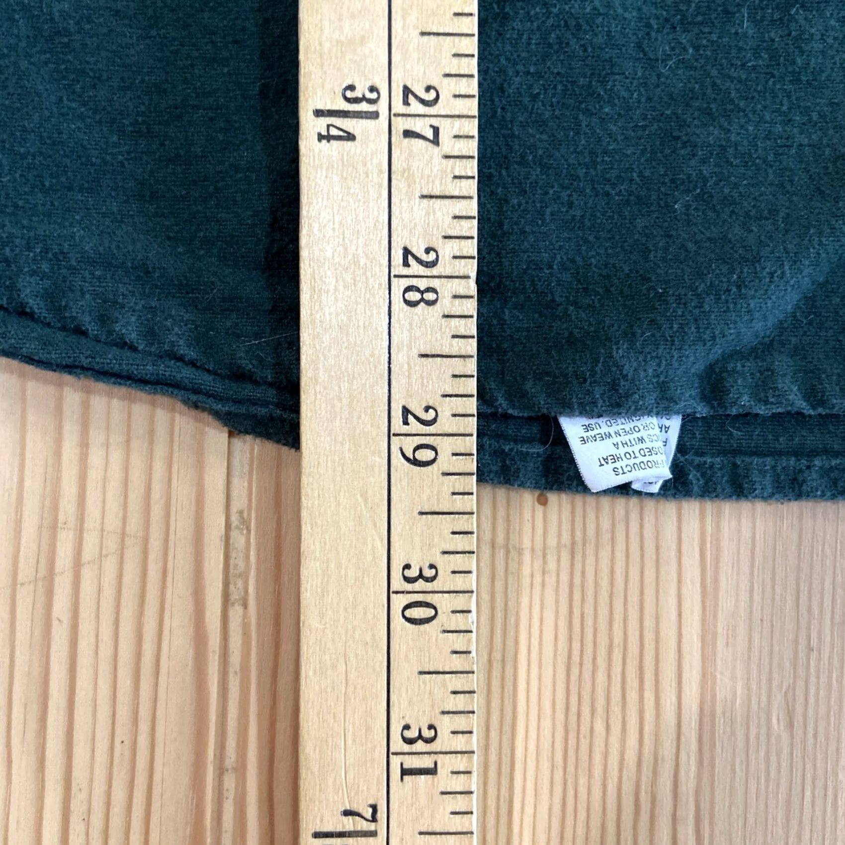 Vintage Cabela's Shirt Mens Size L Green Heavy Flannel Button-Up Deerskin Soft Chamois Long Sleeve Collared Cotton Silhouette Solid Pattern Regular Men Size US L / EU 52-54 / 3 - 3 Thumbnail