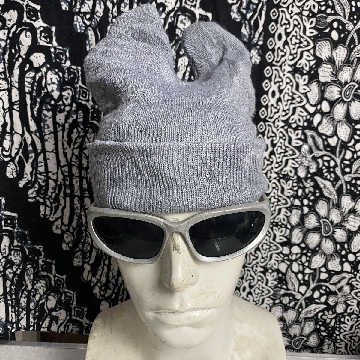 Japanese Brand 2000s unique bunny horn beanie hats Size ONE SIZE - 1 Thumbnail