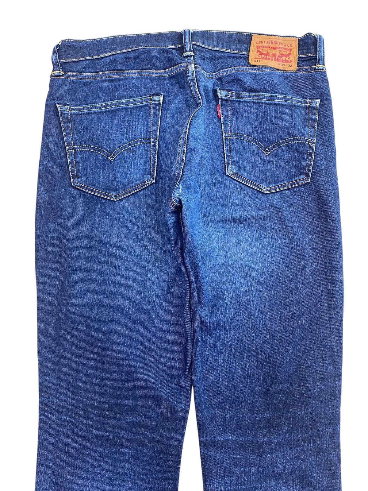 Levi's Levi’s Whiskers Dark Wash Style Light Jeans Size US 34 / EU 50 - 4 Thumbnail