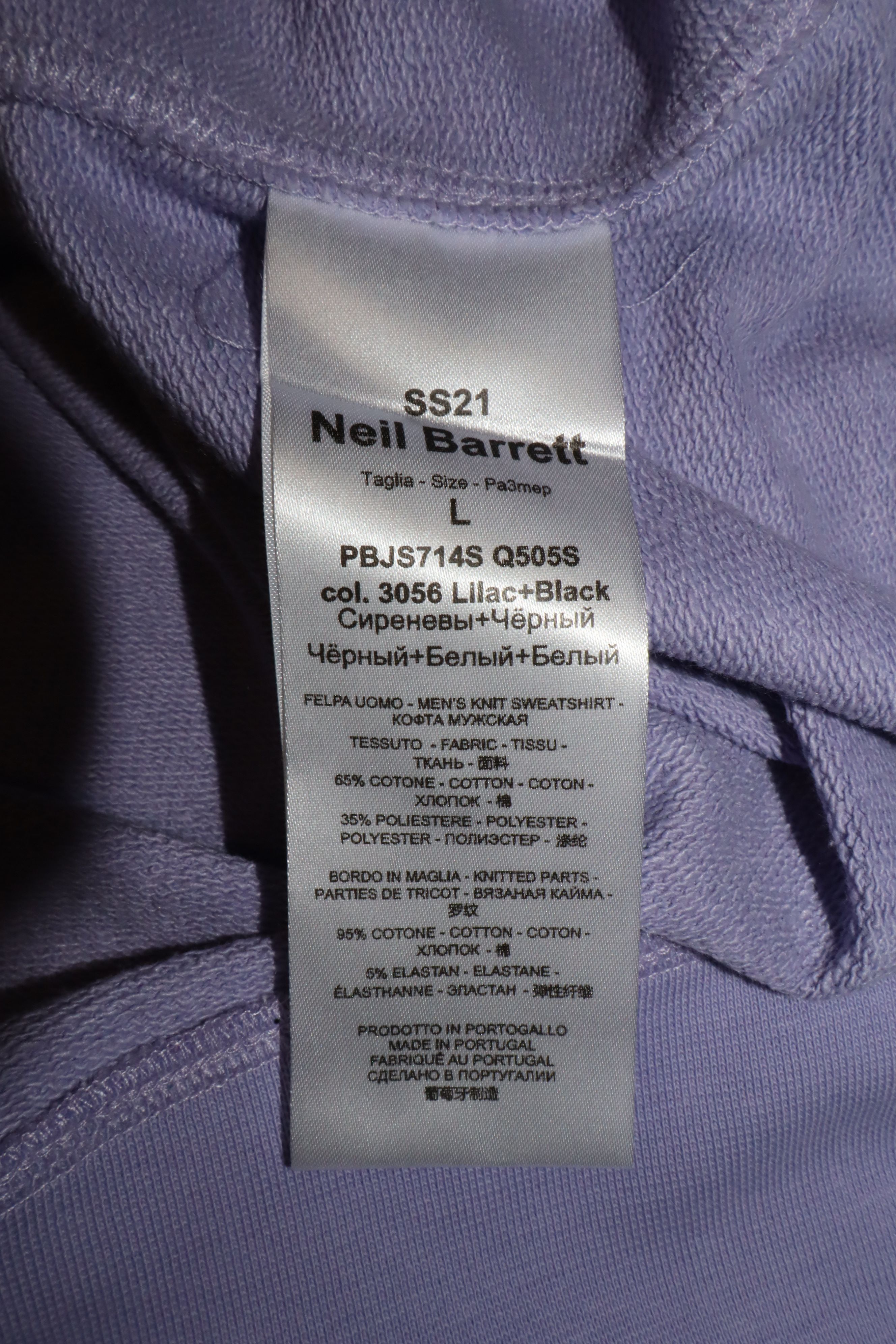 Neil Barrett Neil Barrett bolt print sweatshirt Size US L / EU 52-54 / 3 - 9 Thumbnail
