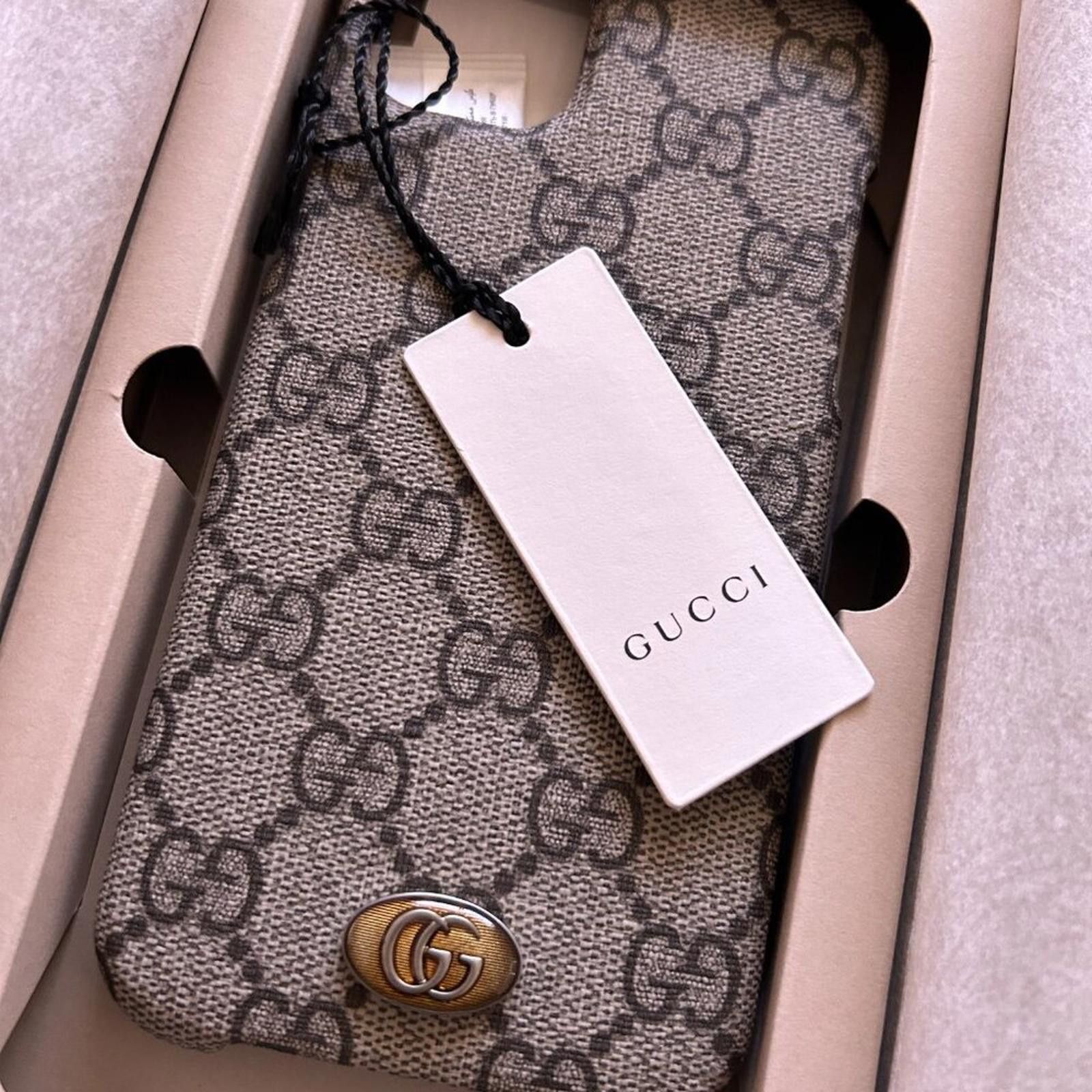 Gucci NWT GUCCI iPhone 14 plus case 753612 Size ONE SIZE - 6 Thumbnail