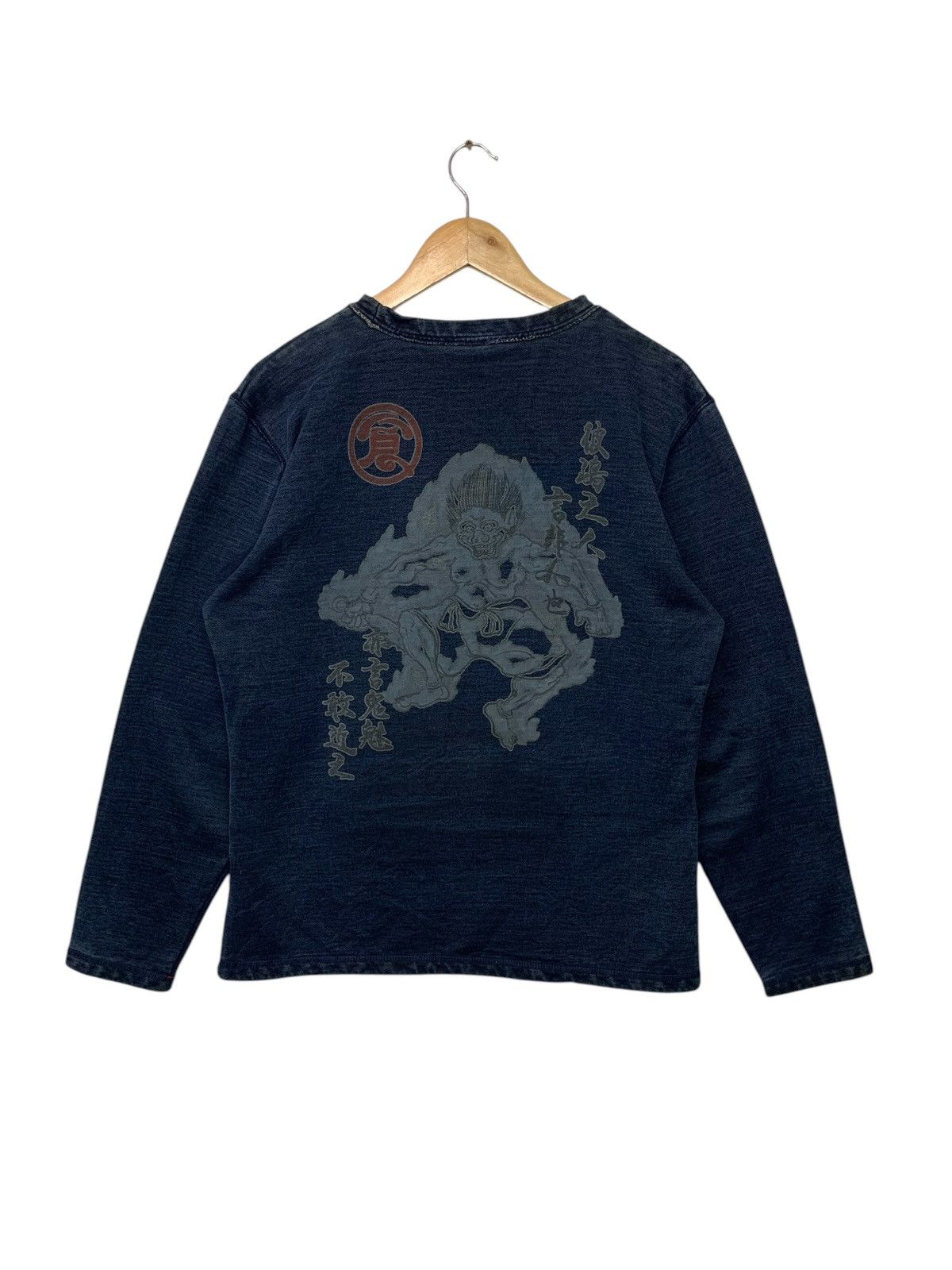 Eternal × Japanese Brand Eternal Japan Indigo Blue Longsleeve Shirt Size US M / EU 48-50 / 2 - 1 Thumbnail