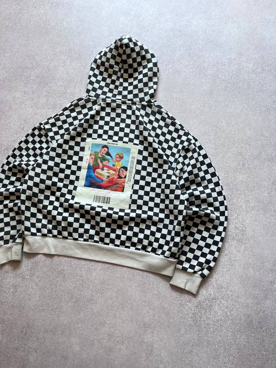 Vintage Vintage Childish Checkered Boxy Hoodie S Size US S / EU 44-46 / 1 - 3 Thumbnail