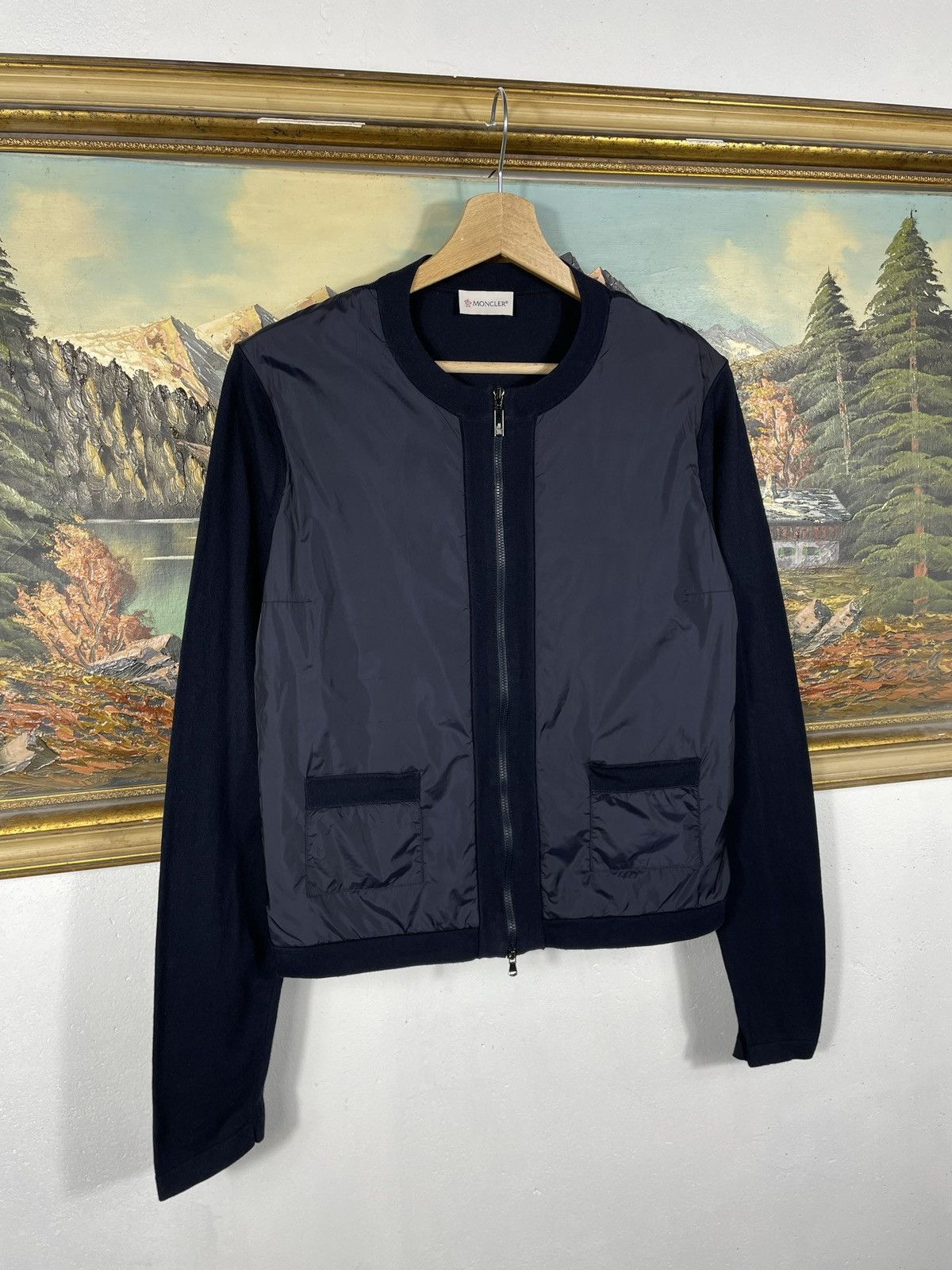 Designer × Moncler Moncler Maglia Tricot Light Insulated Zip Jacket Old Money Size M / US 6-8 / IT 42-44 - 3 Thumbnail