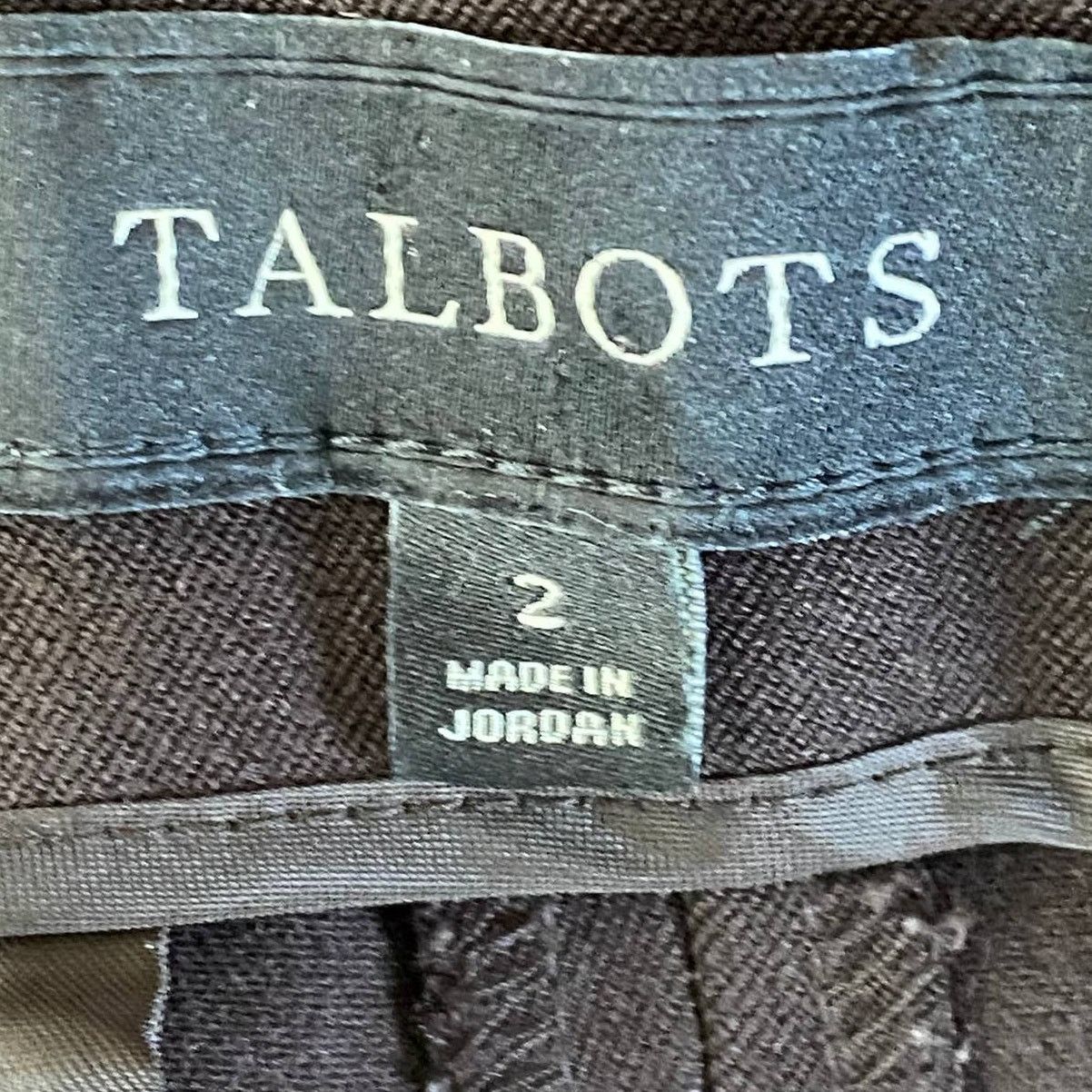 Other Talbots Pants BiStretch Straight Leg Turkish Coffee 2 Size 26" / US 2 / IT 38 - 3 Thumbnail