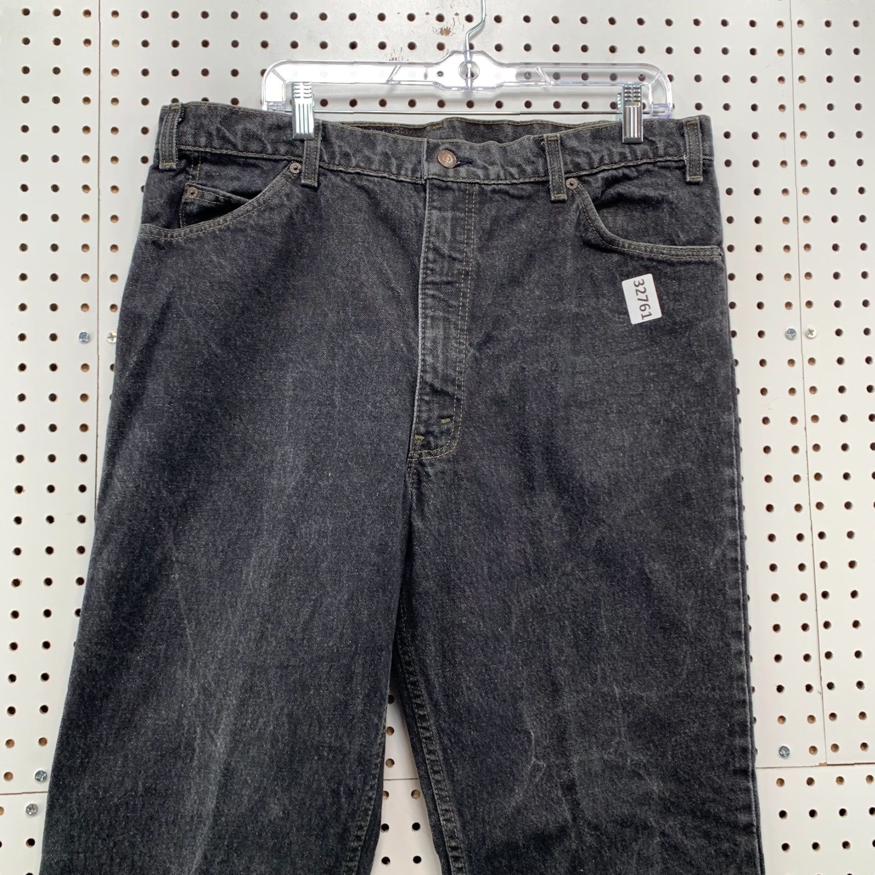 Levi's VINTAGE Levi's Levi's 540 Jeans Mens 36x30 Black Denim Relaxed Fit USA Leather Tab 540 Cowboy Style Mens Size US 36 / EU 52 - 4 Thumbnail