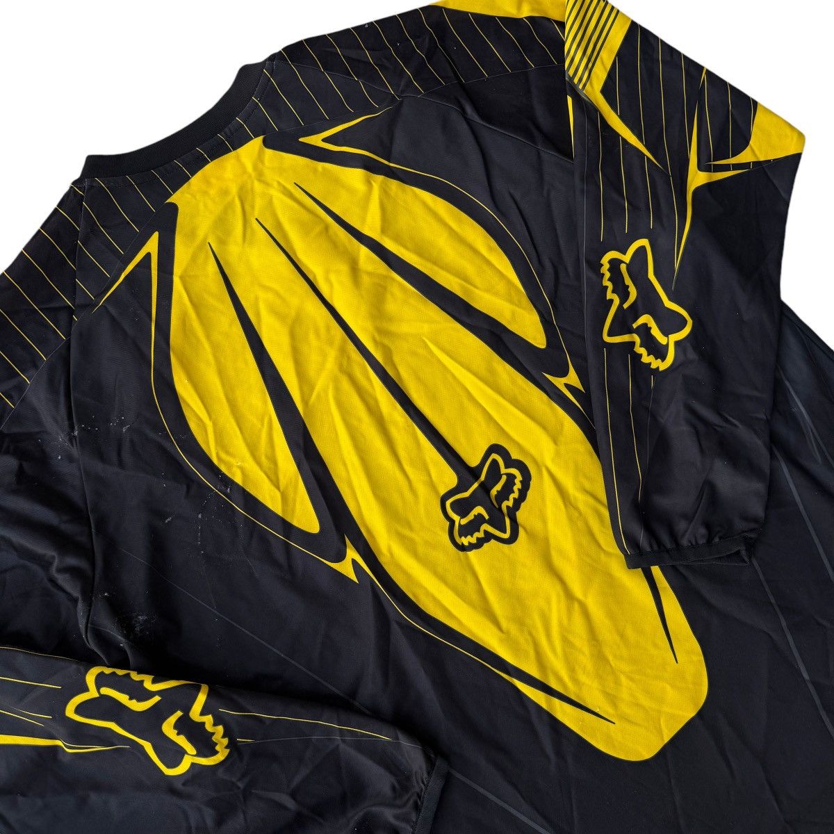 Drake × Fox Racing × Vintage FOX RACING VINTAGE LONG SLEEVE SHIRT JERSEY MOTOCROSS Y2K Size US XXL / EU 58 / 5 - 12 Thumbnail