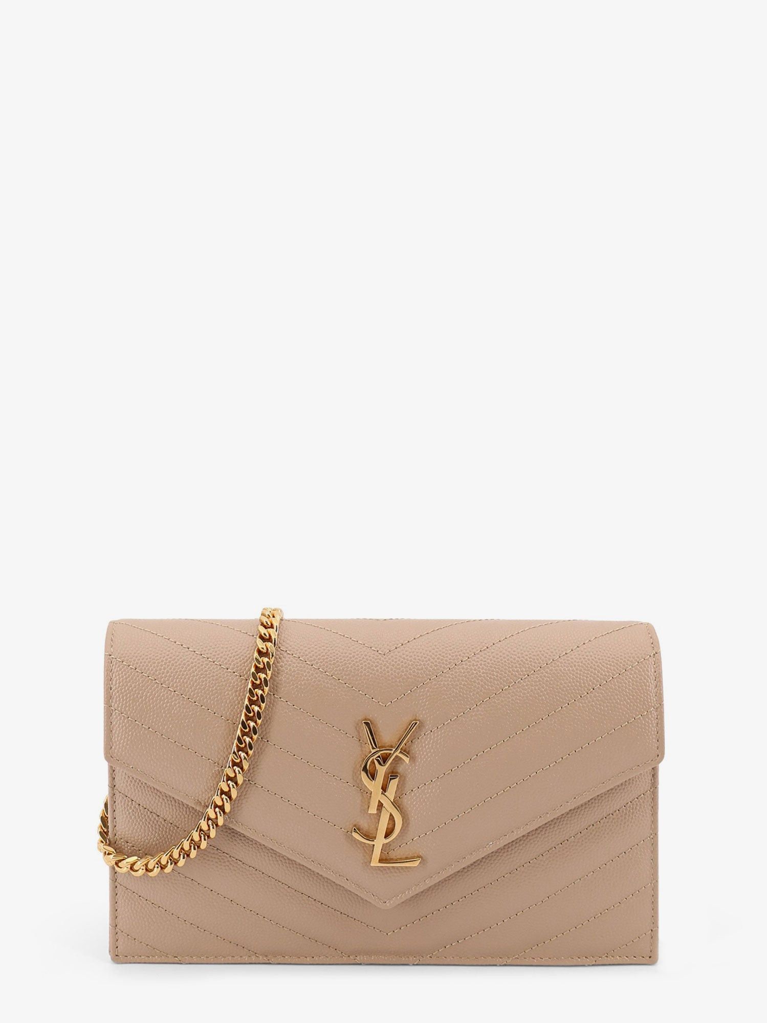 Saint Laurent Paris Leather Crossbody Bag With Metal Cassandra Logo Size ONE SIZE - 1 Thumbnail