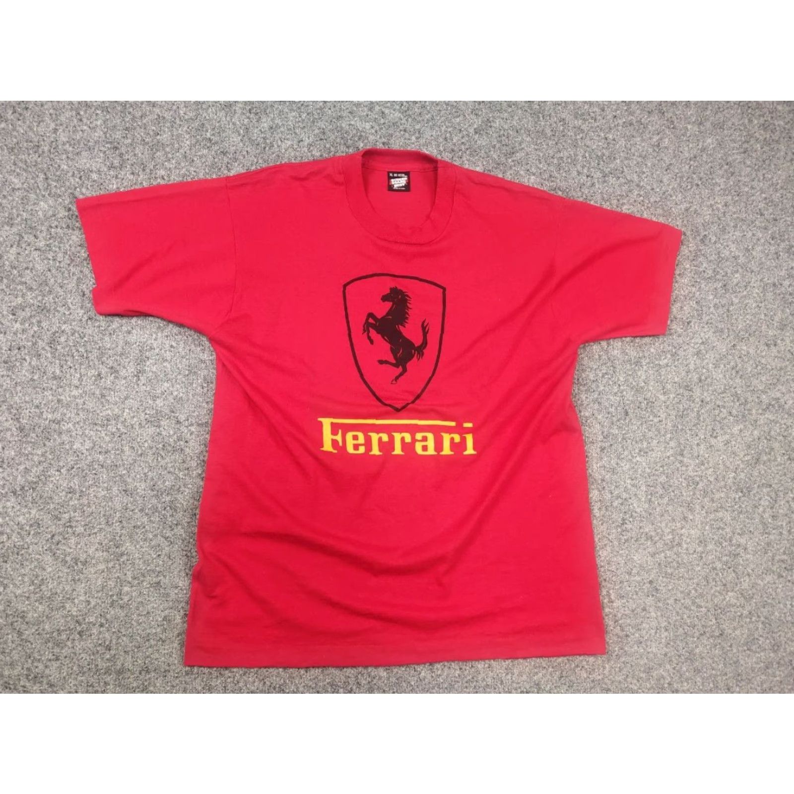 Ferrari VINTAGE Ferrari Authentic Logo Red Cotton T-Shirt XL Mens Decade 90s Shirt Logo? Size US XL / EU 56 / 4 - 5 Thumbnail