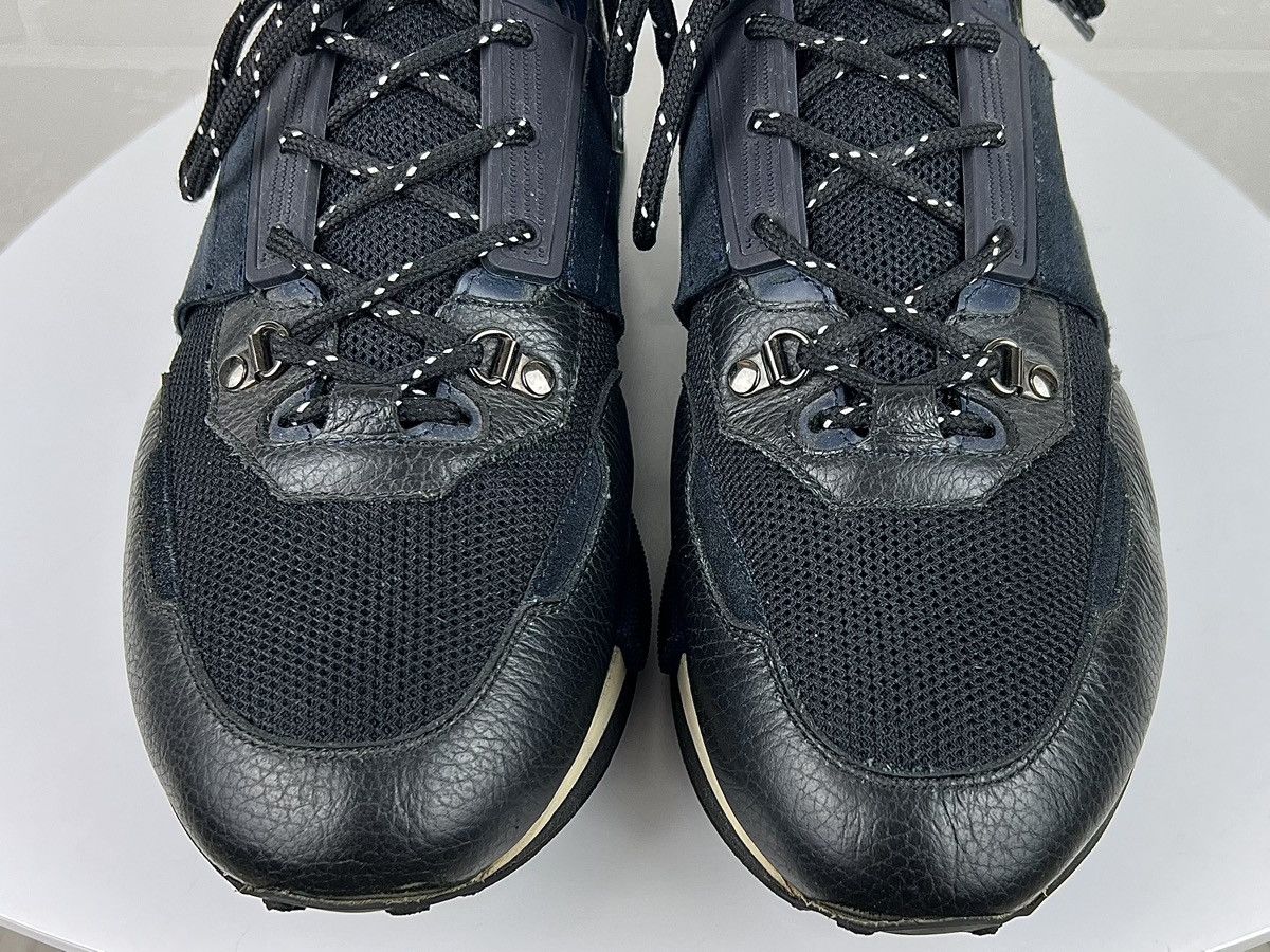 Moncler MONCLER Sneakers Low Top Race Runner Back Logo Nylon Leather Size US 10 / EU 43 - 7 Thumbnail