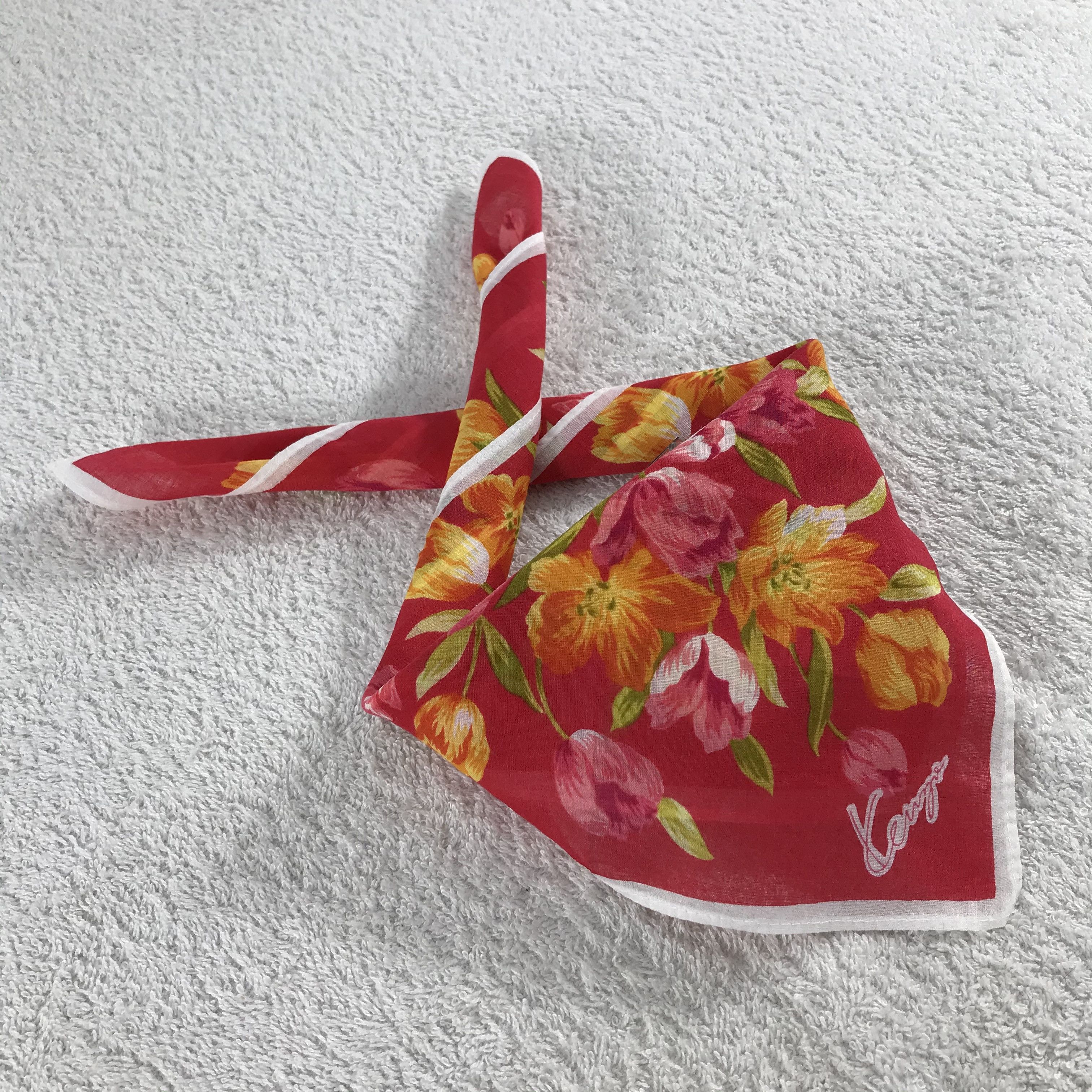 Kenzo × Vintage Kenzo Bandana / Handkerchief / Neckerchief - S137 Size ONE SIZE - 4 Thumbnail