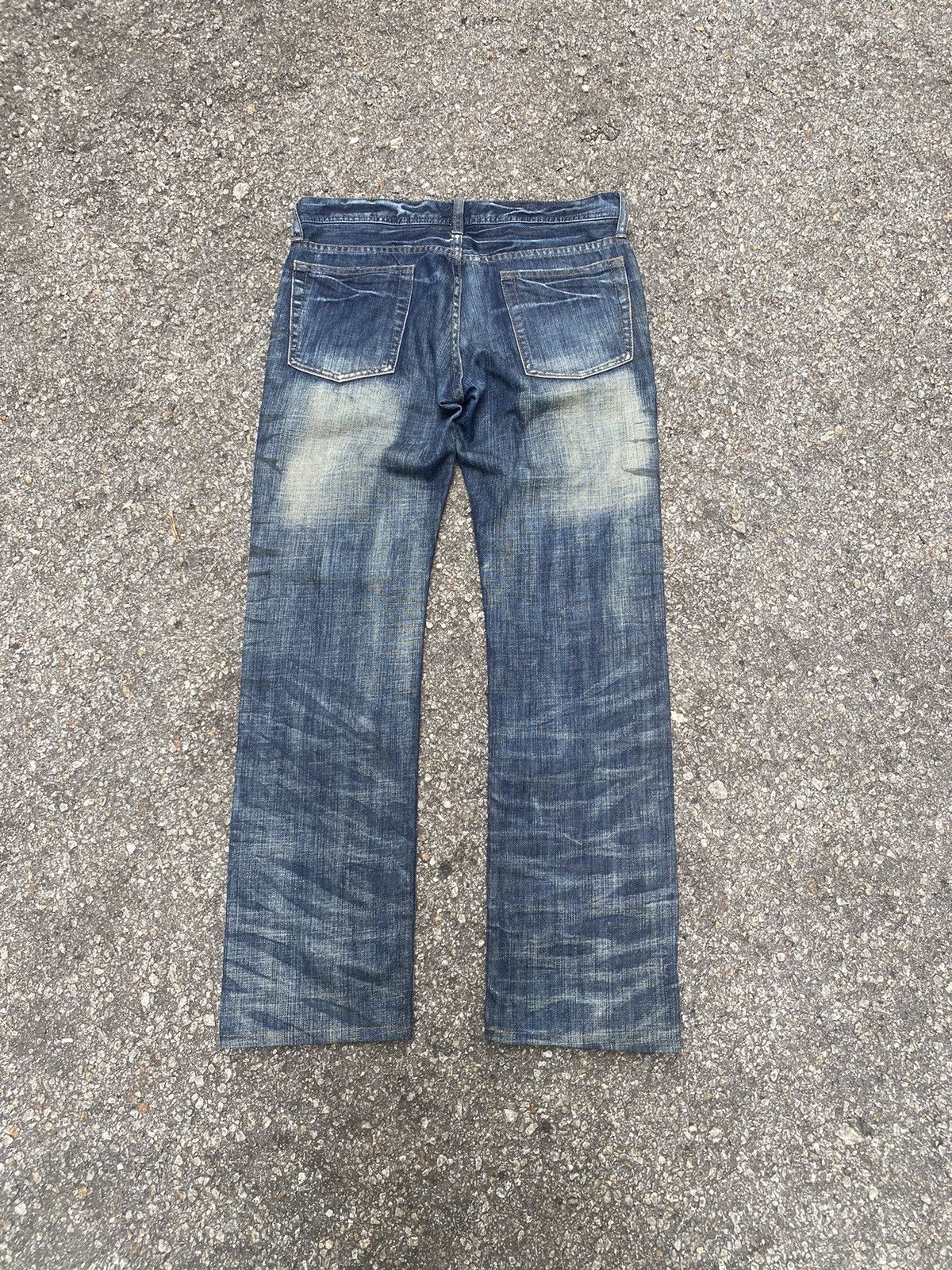 Japanese Brand Japanese Edge Rupert Rusty Denim Distressed Jeans Pants Size US 31 - 9 Thumbnail