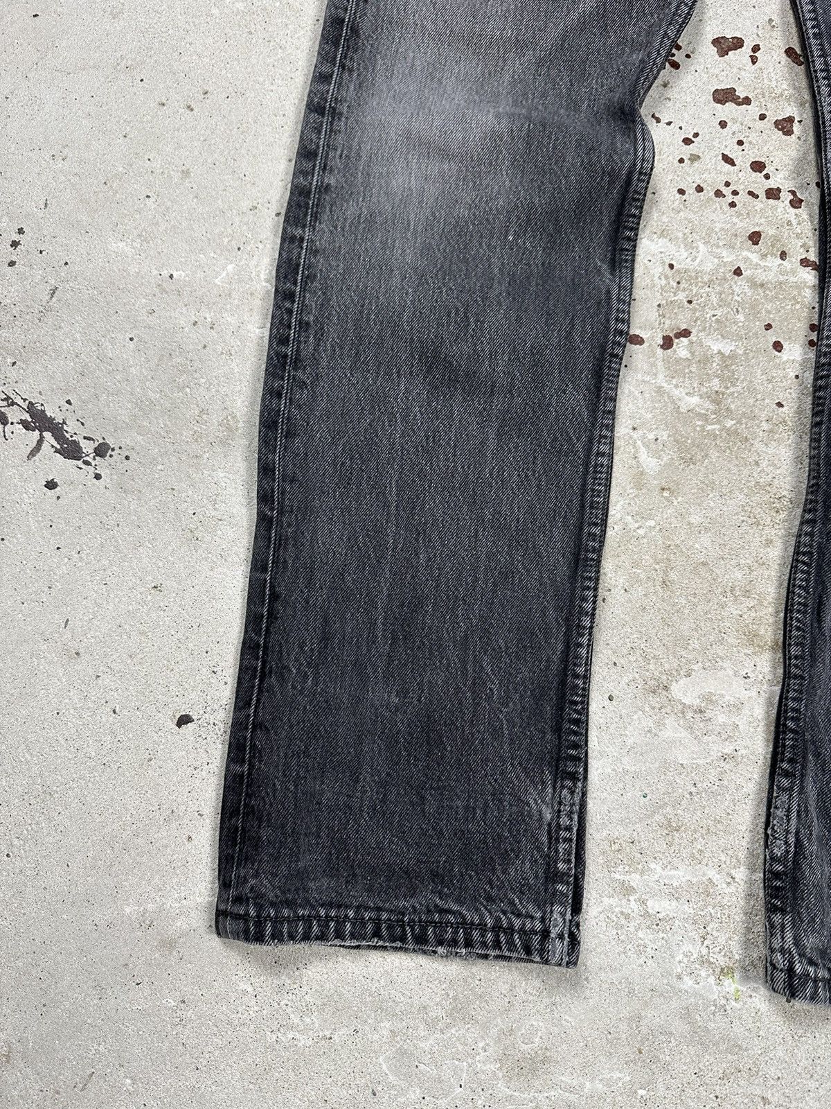 Levi's × Vintage Vintage 90s Levi’s 501 Distressed Washed Grey Denim Pants Size US 30 / EU 46 - 4 Thumbnail