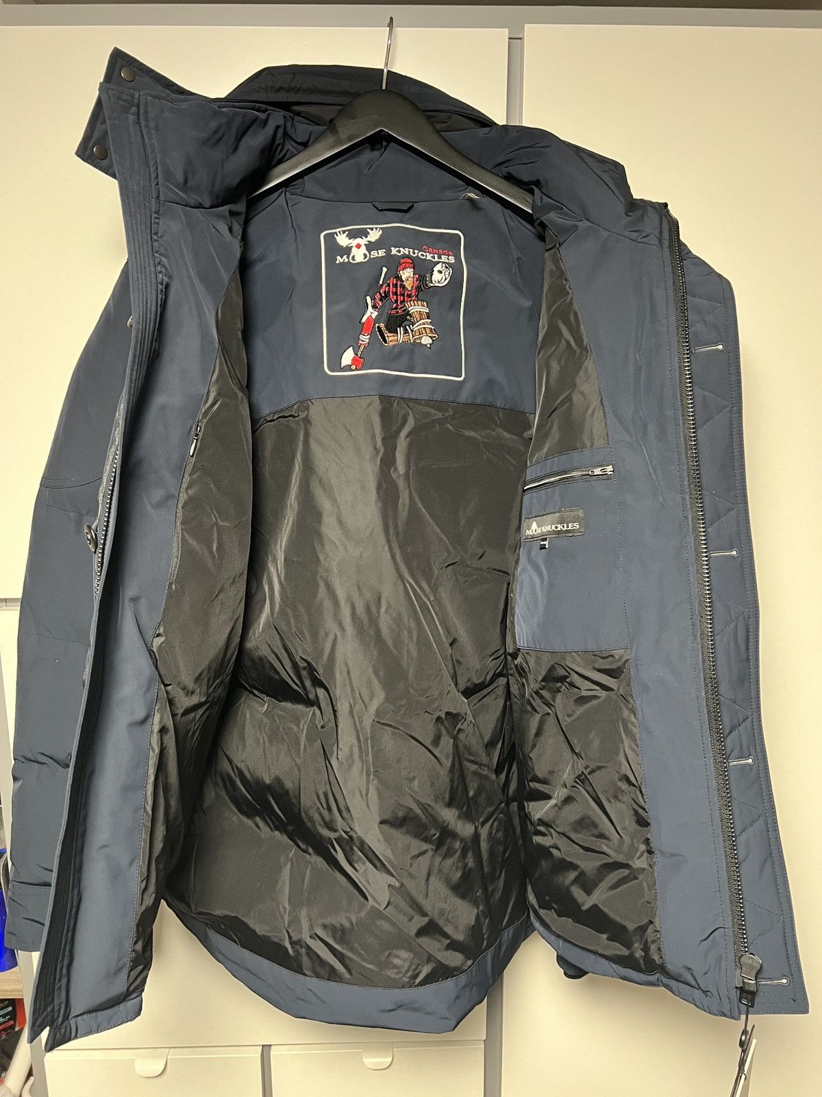 Moose Knuckles Moose Knuckles True Navy Jacket XXL Size US XXL / EU 58 / 5 - 4 Thumbnail