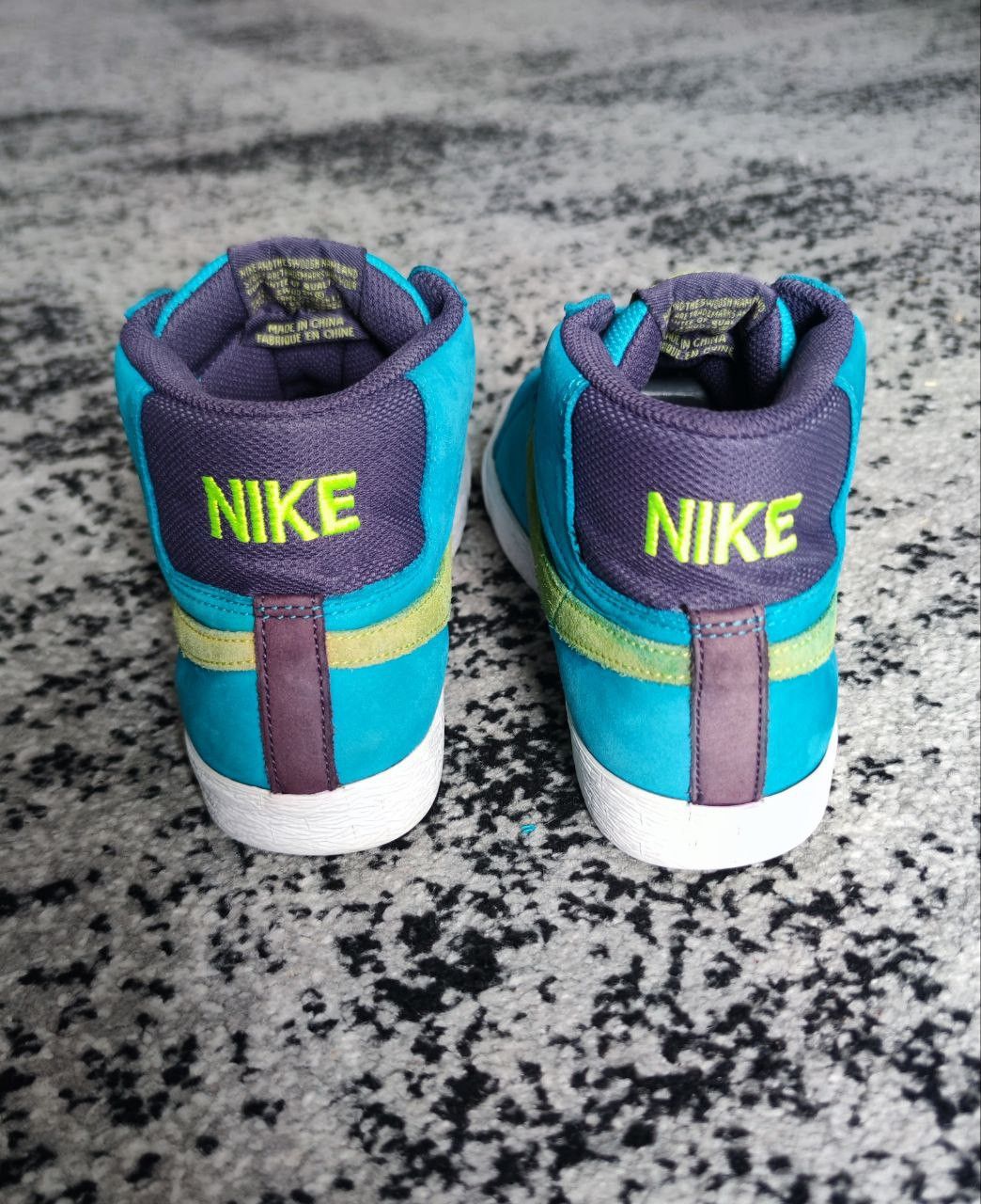 Nike Nike sb blazer premium - aquamarine / electric yellow Size US 6 / EU 39 - 7 Thumbnail