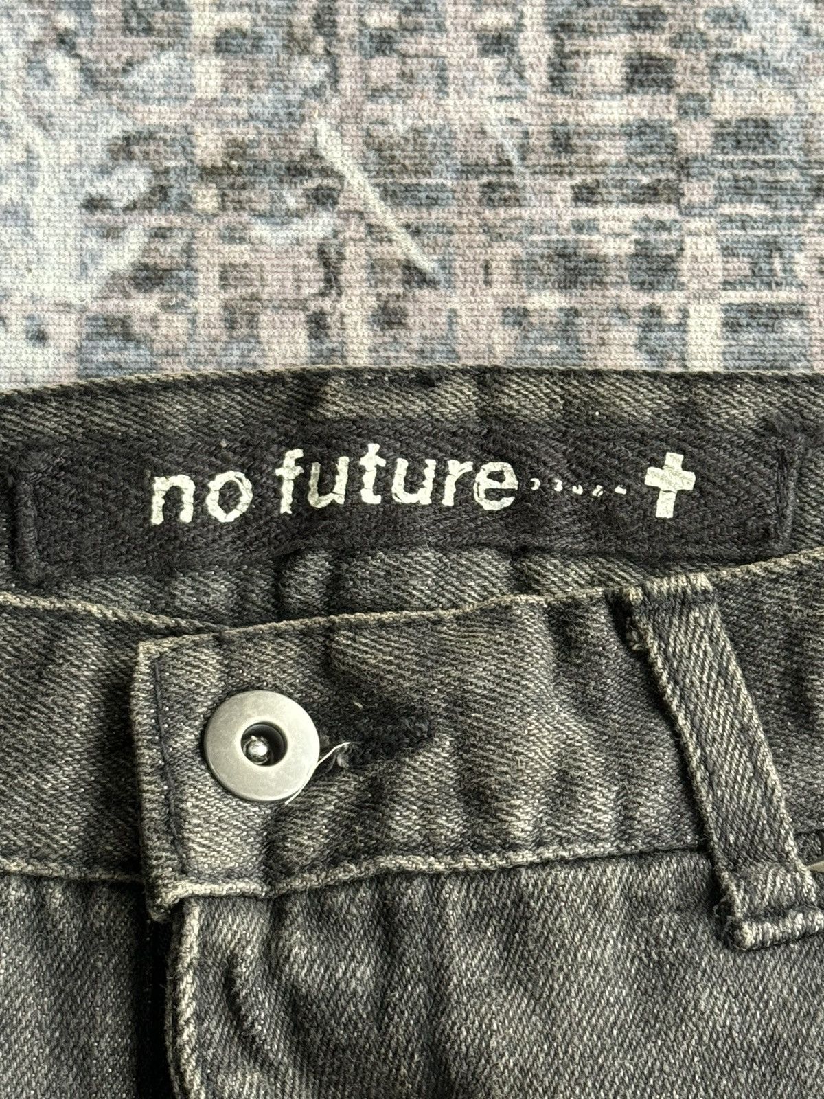 No Future No Future Skull Punk Riot Poem Denim Pants / ifsixwasnine Size US 31 - 8 Thumbnail