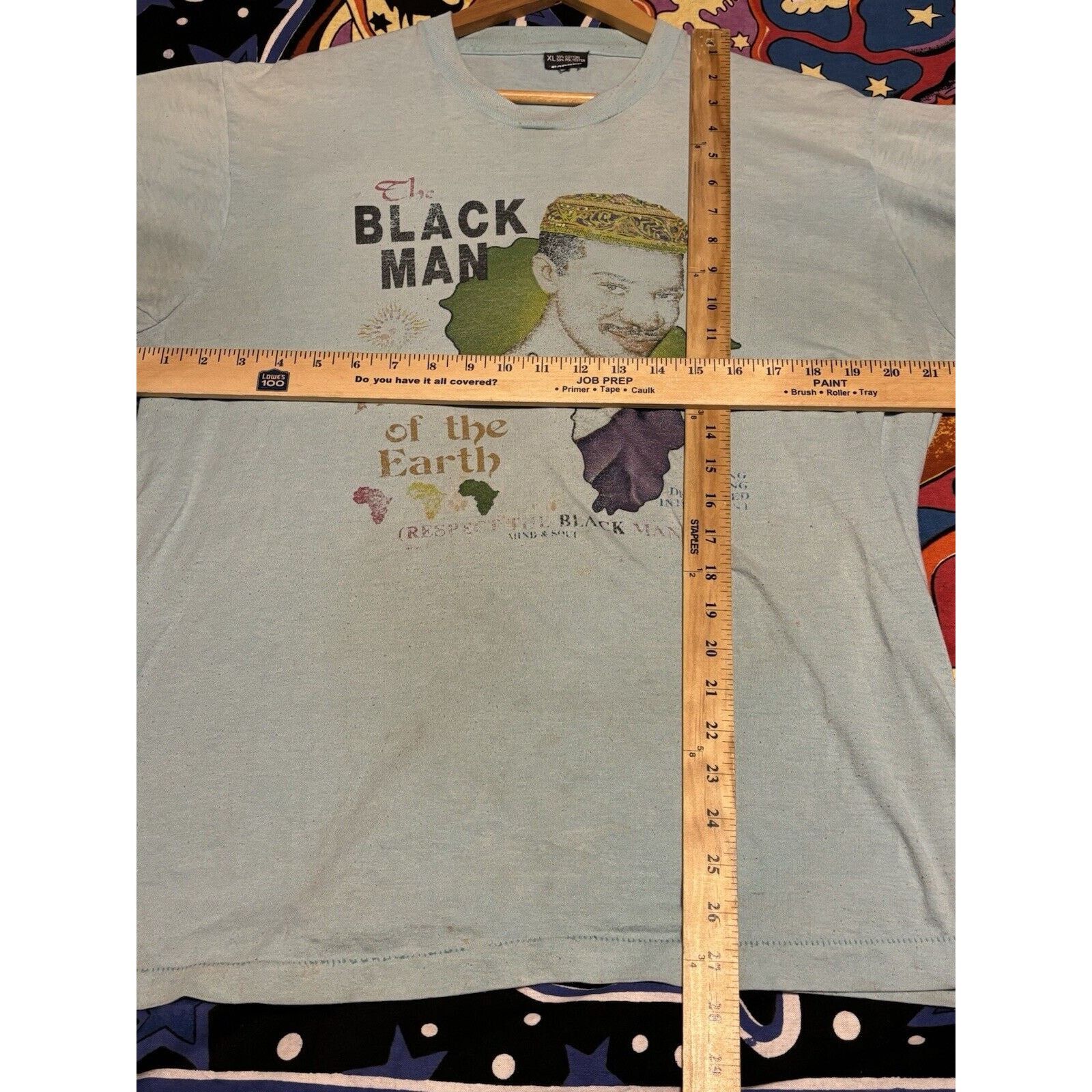 Other Vintage faded distressed the black man blue 90s T-shirt XL Size US XL / EU 56 / 4 - 6 Thumbnail