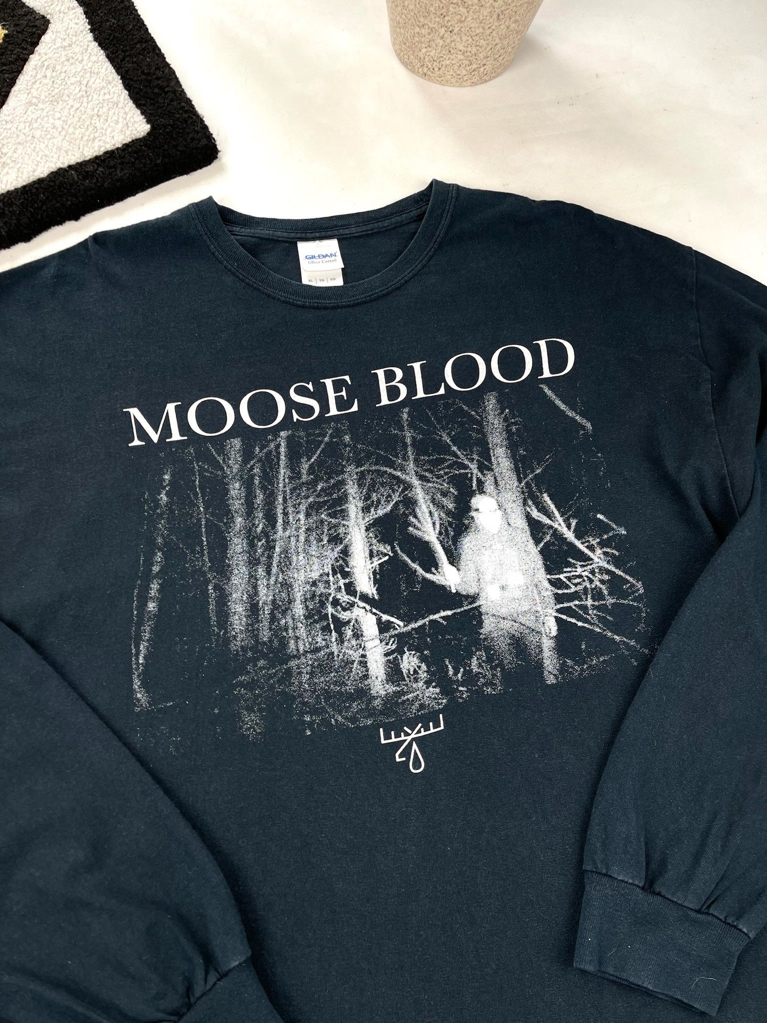 Band Tees Moose Blood Tour T shirt longsleeve horror print Size US XL / EU 56 / 4 - 2 Thumbnail