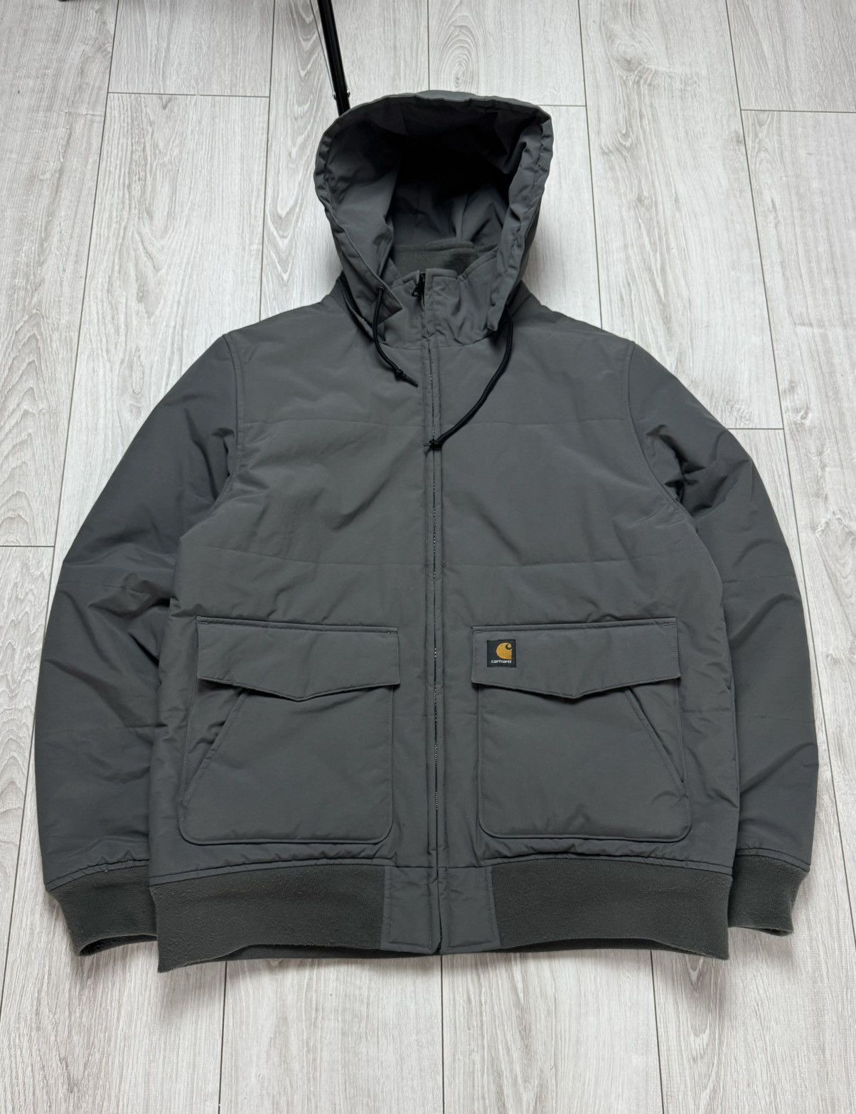 Carhartt × Vintage Carhartt Vintage Puffer Jacket Bomber Ma 1 Center Logo Y2K Size US XL / EU 56 / 4 - 1 Thumbnail