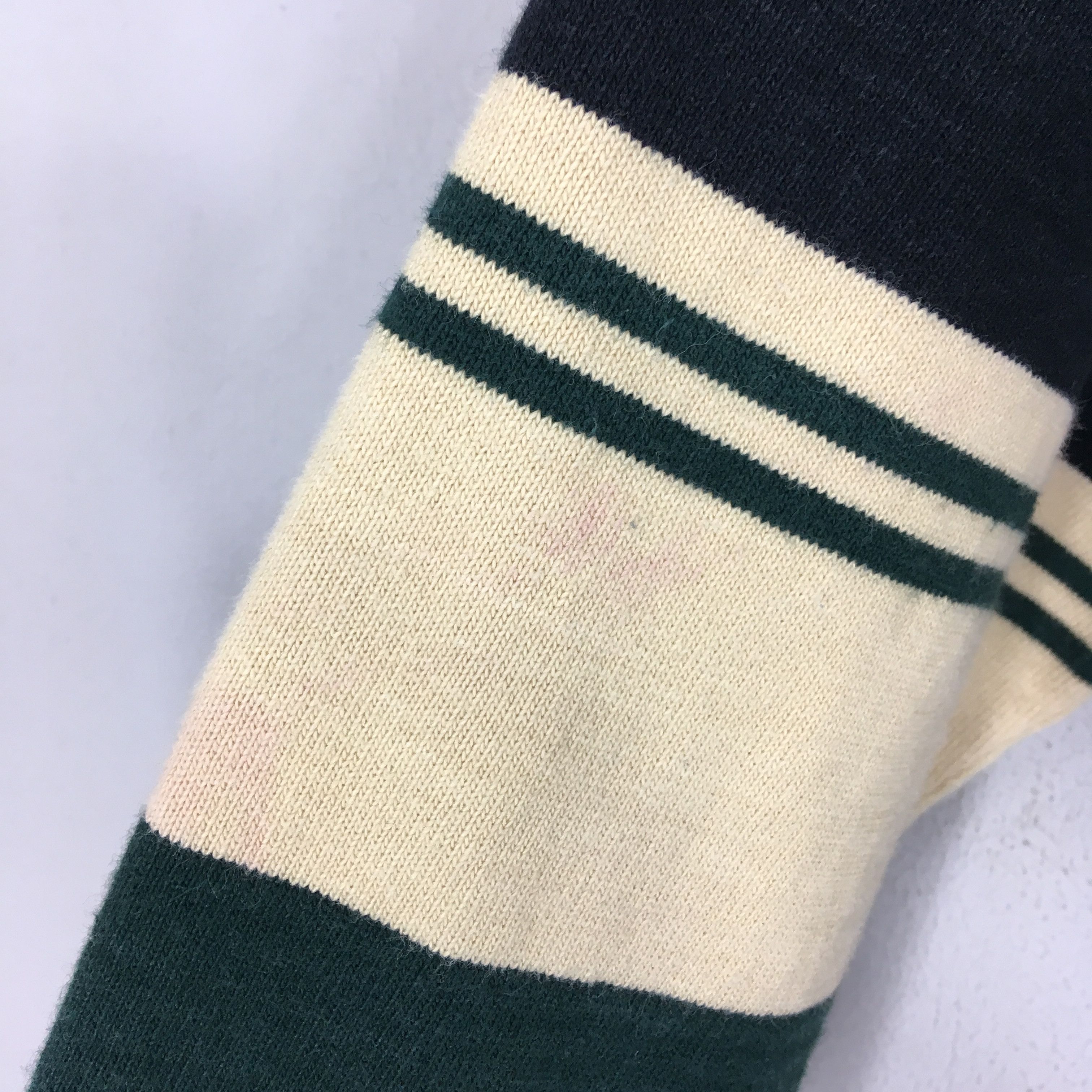 Barbarian Vintage Barbarian Polo Rugby Queens University Striped Size US M / EU 48-50 / 2 - 6 Thumbnail