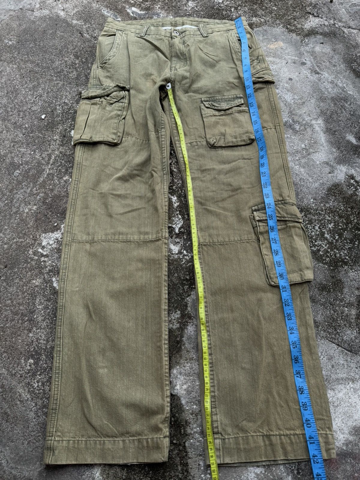 Beauty Beast × Hysteric Glamour × Japanese Brand Japanese Cargo Washed Denim Pants Size US 30 / EU 46 - 5 Thumbnail