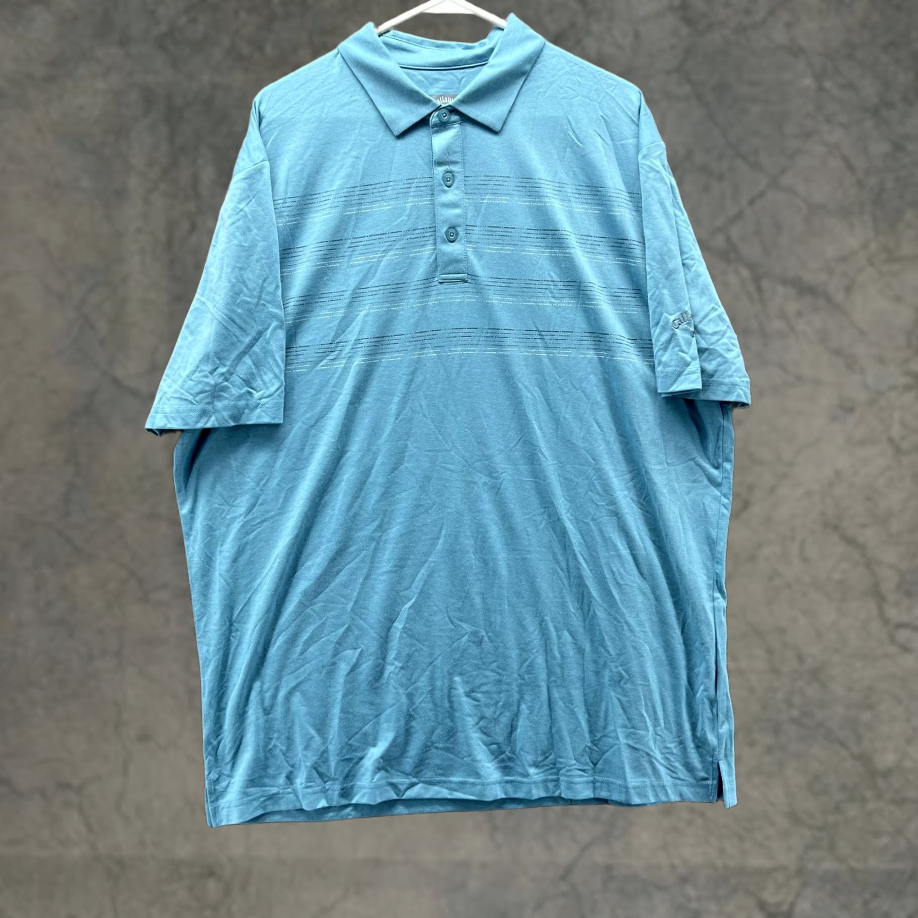 Callaway Callaway Polo Shirt Mens XL Blue Striped Golf Performance Stretch Casual Polo Shirt Mens XL Blue Striped Golf Size US XL / EU 56 / 4 - 1 Thumbnail