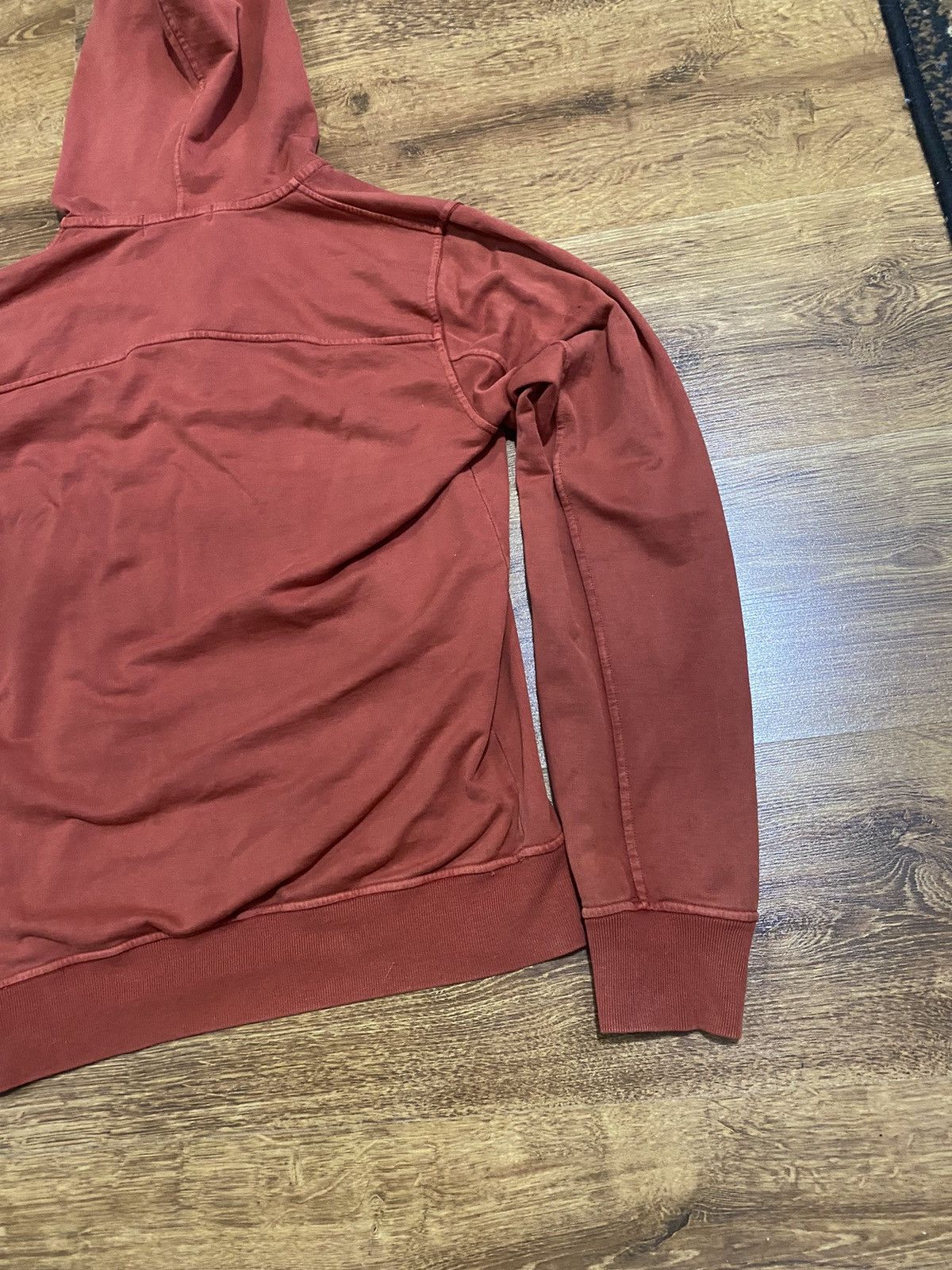 Massimo Osti Stone Island luxury rare vintage 2000 orange Hoodie Button Size US M / EU 48-50 / 2 - 10 Thumbnail