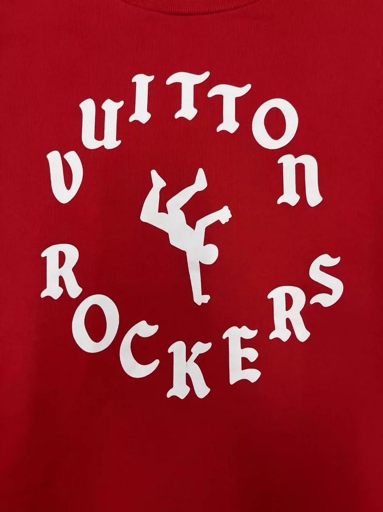 Louis Vuitton Louis Vuitton Red Long Sleeve Sweatshirt-2506 Size US S / EU 44-46 / 1 - 4 Thumbnail
