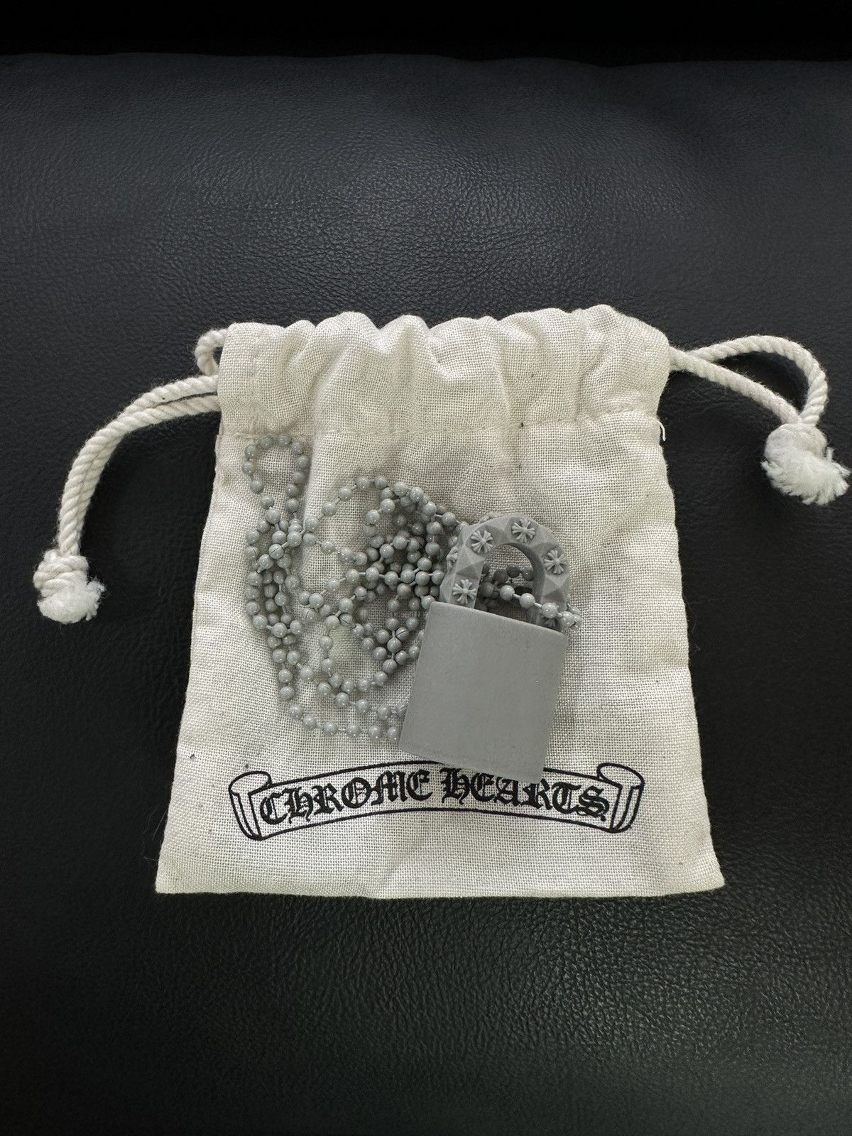 Chrome Hearts Chrome Hearts Flerknee Lock Silichrome 30in Size ONE SIZE - 2 Thumbnail