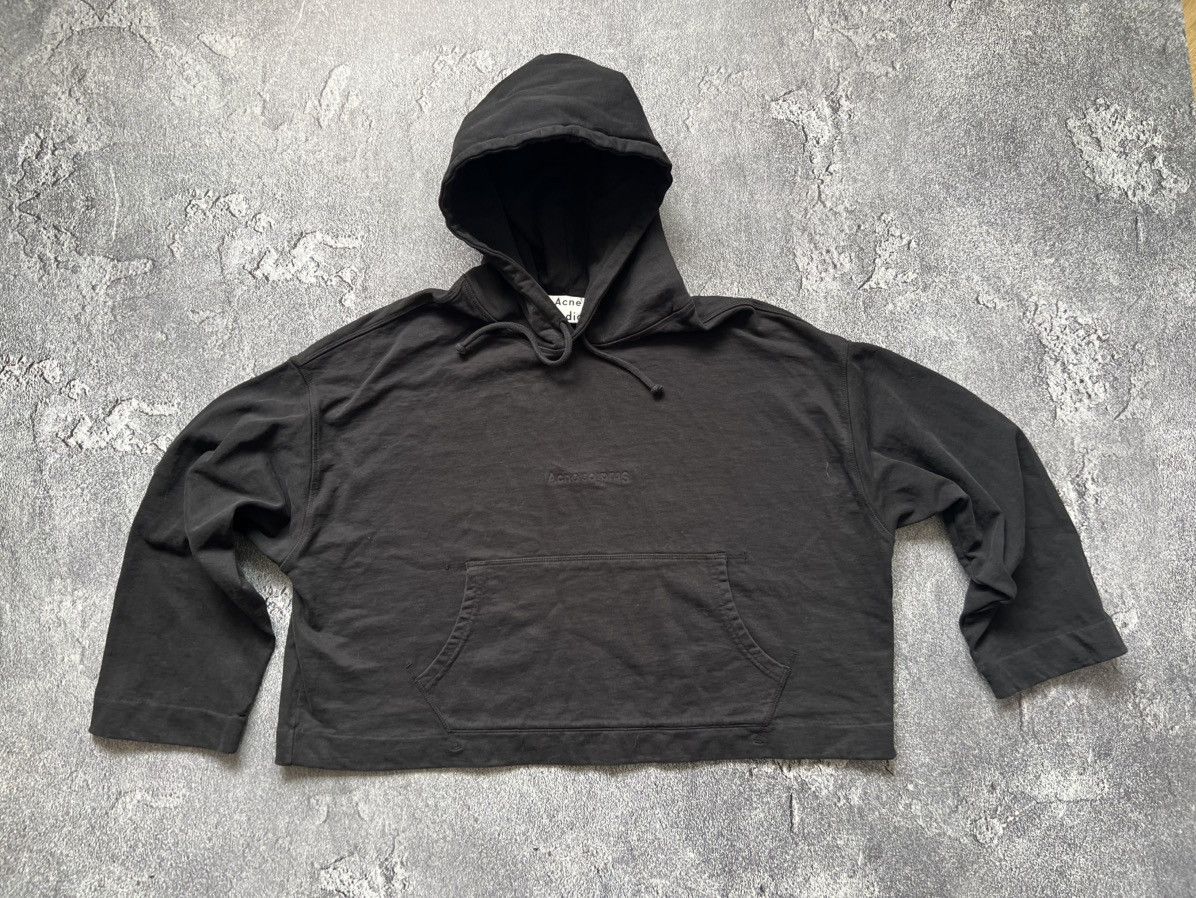 Acne Studios × Vintage Acne Studios Designer 🦍 Stockholm Hoodie Sweatshirt Cropped Size US S / EU 44-46 / 1 - 1 Thumbnail