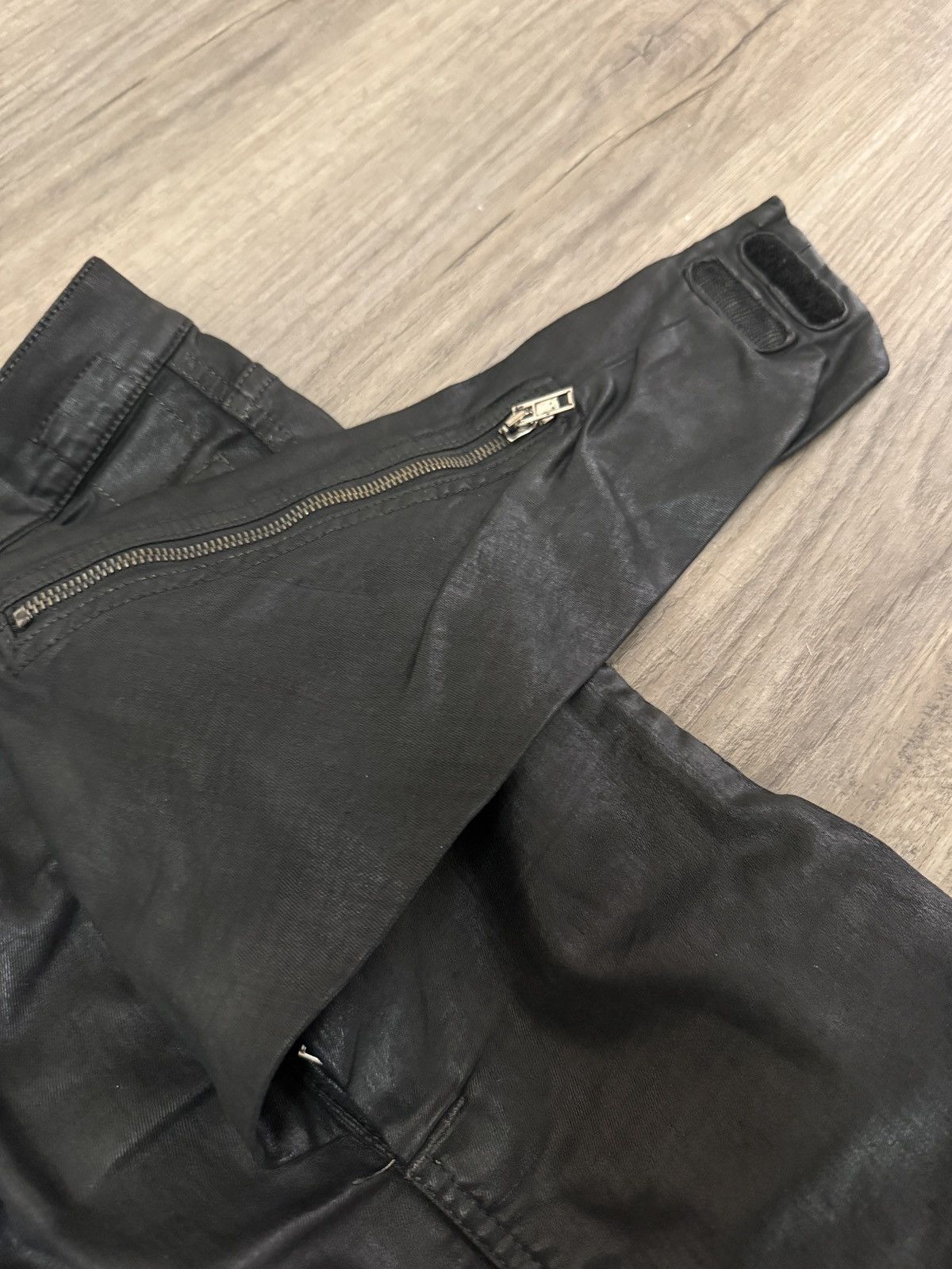 Rick Owens Rick Owens Black Wax Memphis Jeans 33 Size US 33 - 7 Thumbnail