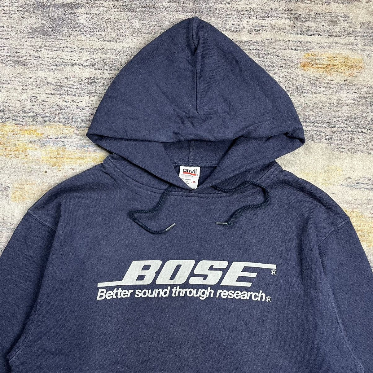 Vintage 90s BOSE “ Better sound through research logo hoodie