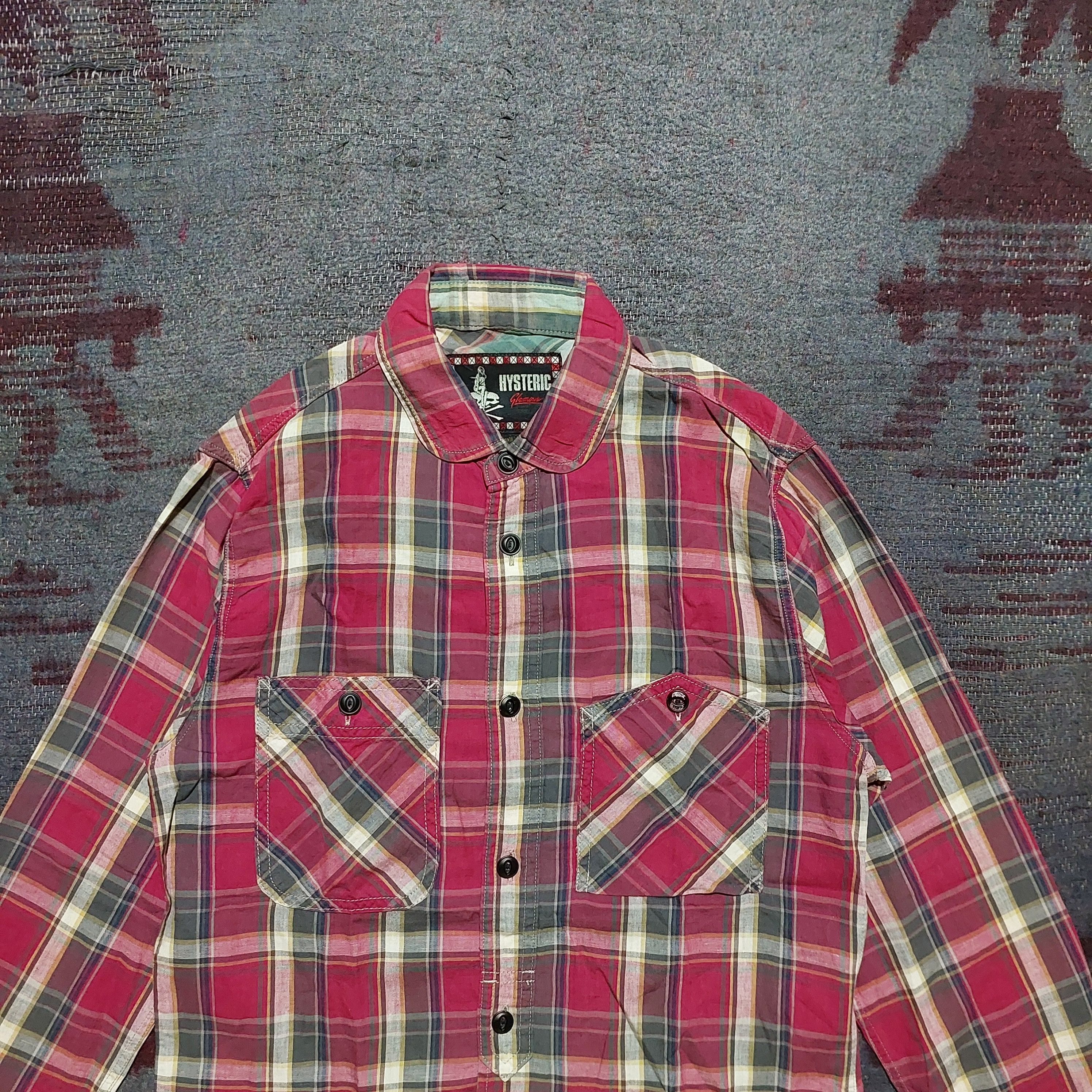 Hysteric Glamour Hysteric glamour checkered two pocket shirt Size US S / EU 44-46 / 1 - 2 Thumbnail