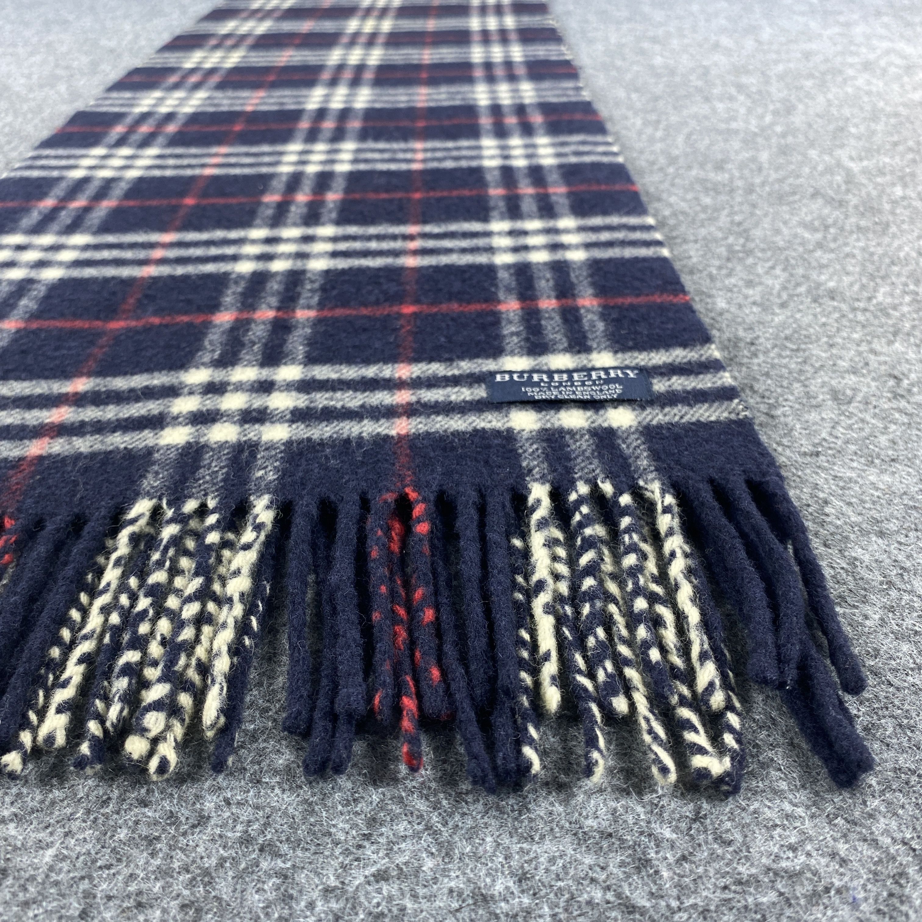 Burberry × Vintage GF10673 Burberry Scarf Neck Wear Muffler Nova Check Size ONE SIZE - 9 Thumbnail