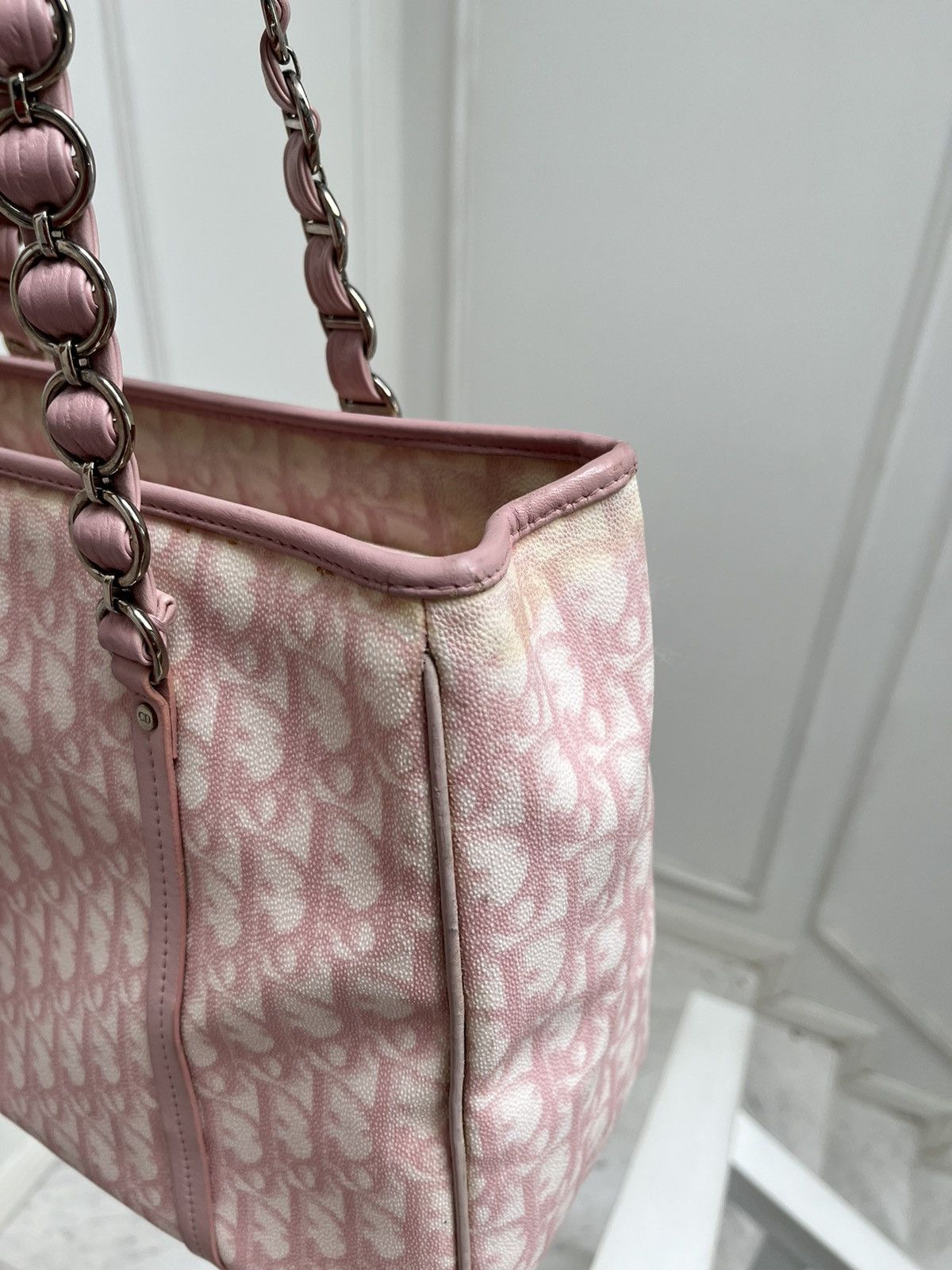Dior Dior pink trotter romantique tote bag Size ONE SIZE - 4 Thumbnail