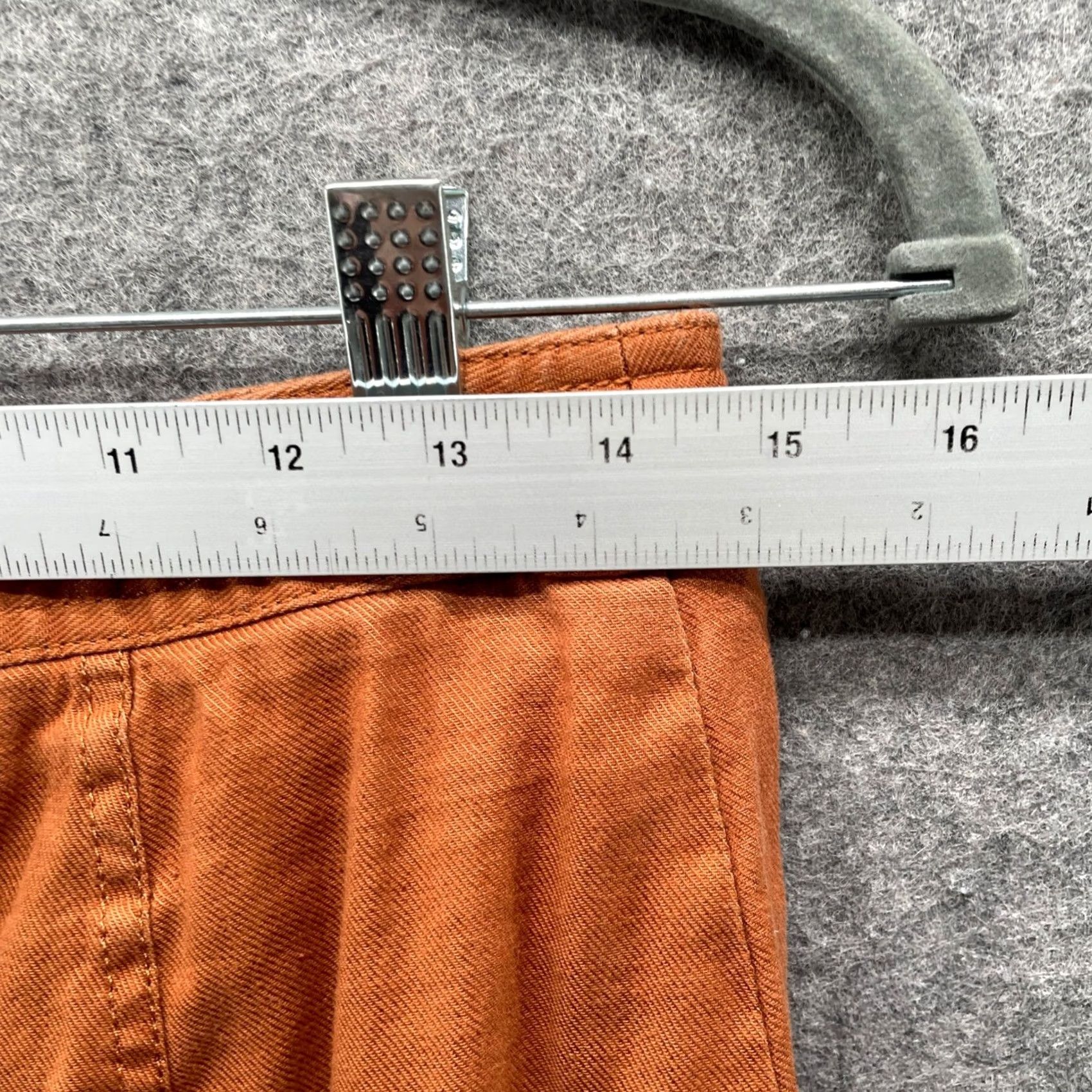 Banana Republic VINTAGE Banana Republic Linen Blend Midi Skirt Womens 6 Tan Button Front Terracotta Size 28" / US 6 / IT 42 - 5 Thumbnail