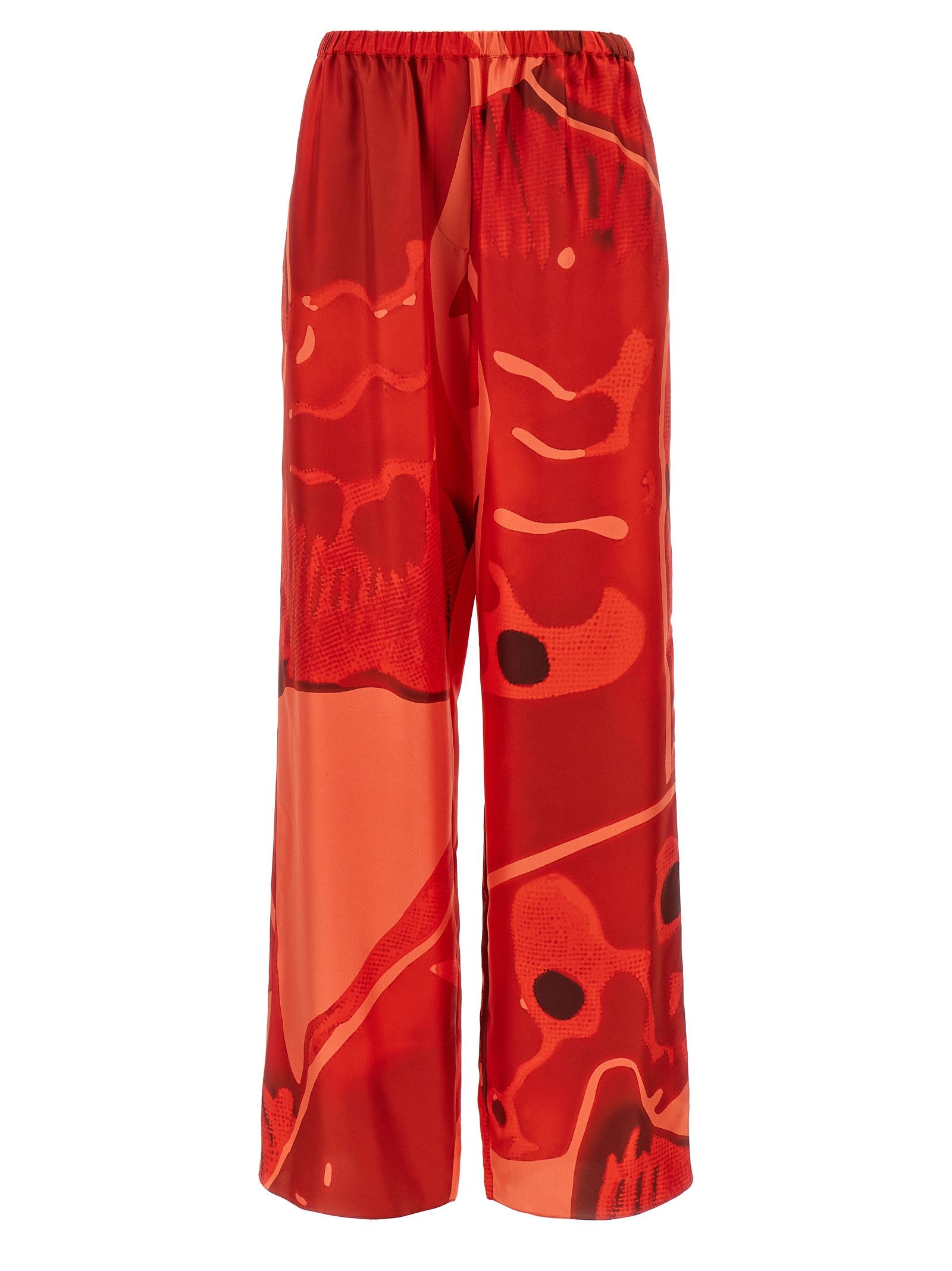Salvatore Ferragamo Palazzo Silk Pants Size 25" / US 0 / IT 36 - 1 Thumbnail